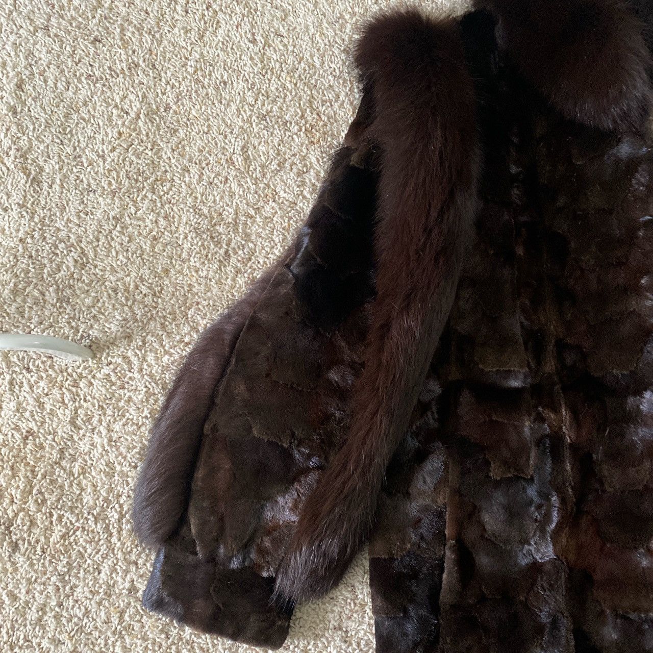 Vintage 1990s Goldmans Mink Fur Coat Size M / US 6-8 / IT 42-44 - 8 Thumbnail