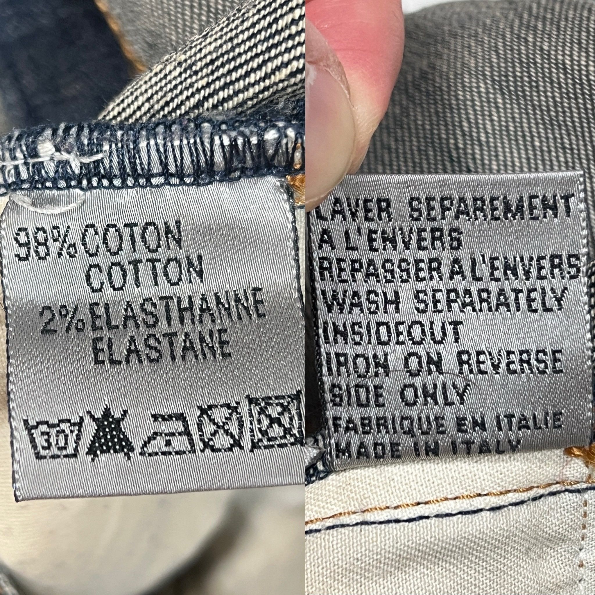 Dior Dior Homme FW11 Jake Denim Jeans 17.5bas Size US 27 - 9 Thumbnail