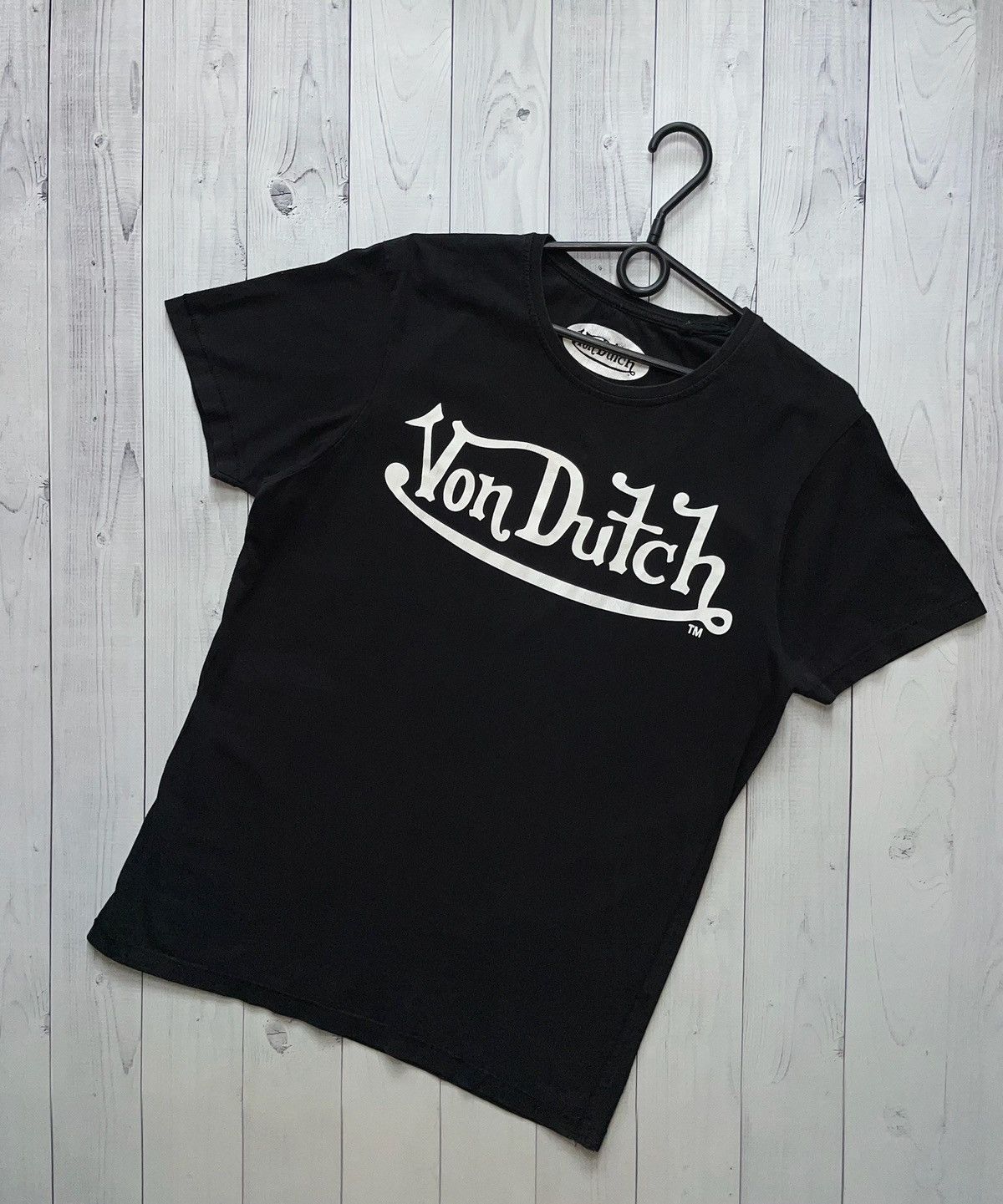 Von Dutch Vintage Von Dutch tee black logo size M Size US M / EU 48-50 / 2 - 1 Thumbnail
