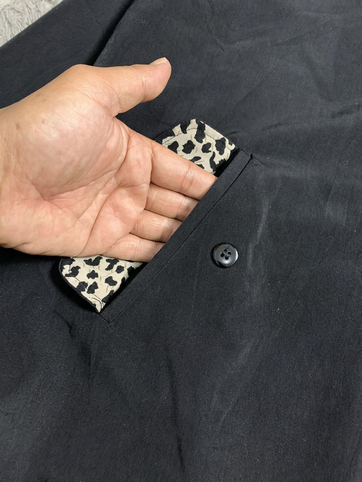 Le Grande Bleu (L.G.B.) LEOPARD REVERSIBLE FUR HOODIE ZIP JACKET IFSIX LGB STYLE Size US L / EU 52-54 / 3 - 9 Thumbnail