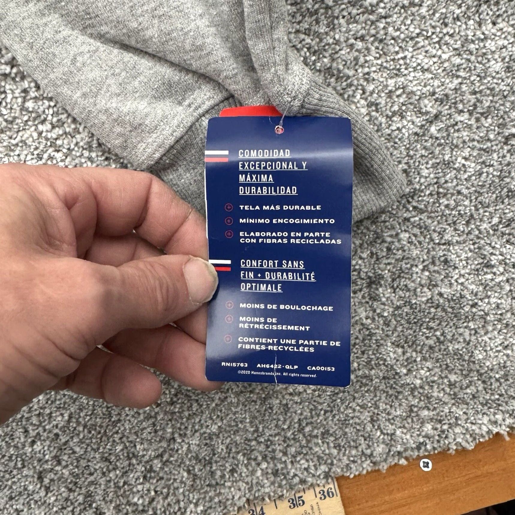 Champion VINTAGE Champion Powerblend Fleece Hoodie M Gray Men Medium Spell Out Retro Warm Soft Size US M / EU 48-50 / 2 - 4 Thumbnail
