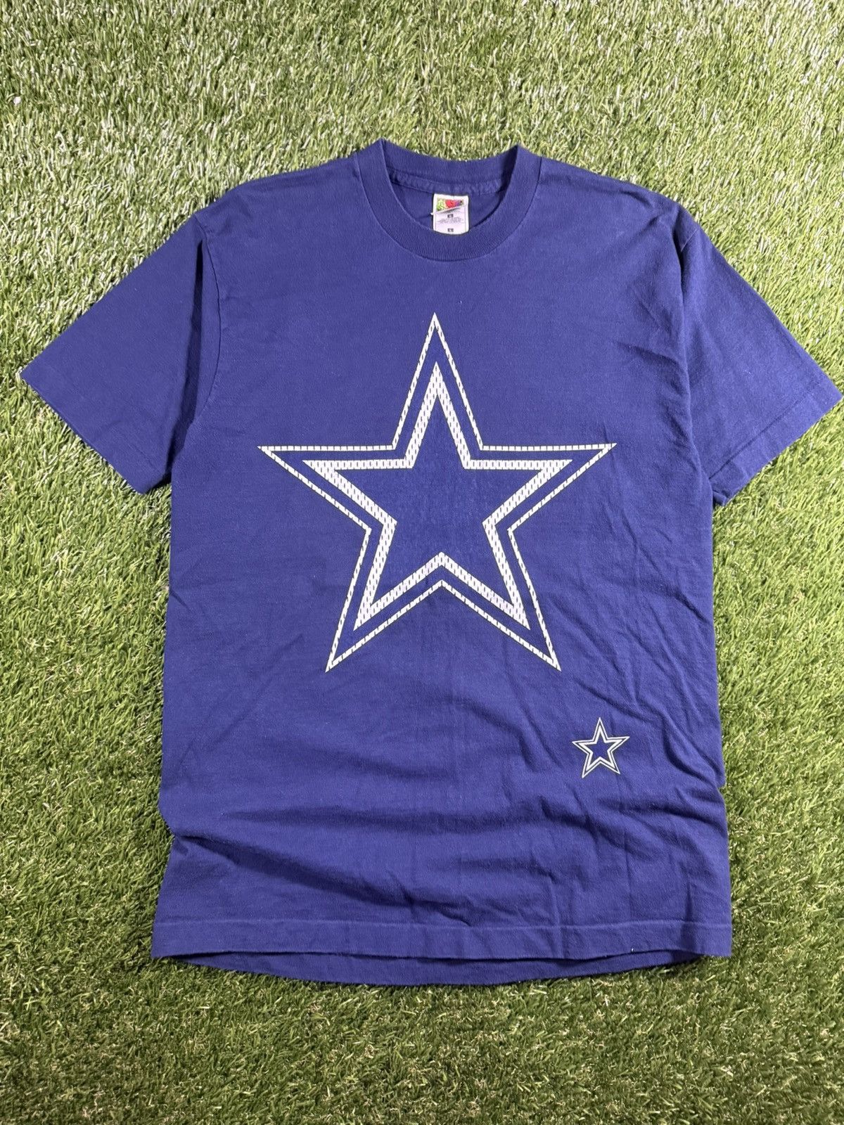 NFL Vintage 90s Dallas Cowboys Logo Star Essential Football Tee Size US L / EU 52-54 / 3 - 1 Thumbnail
