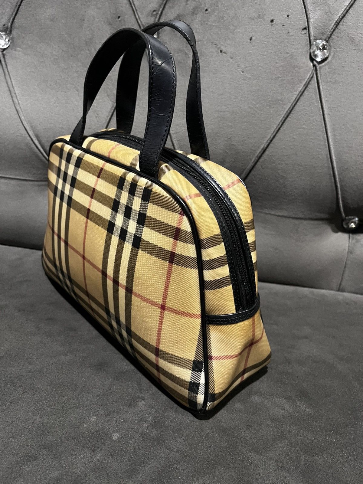 Burberry Authentic Burberry Nova Check Dome Handbag Size ONE SIZE - 5 Thumbnail