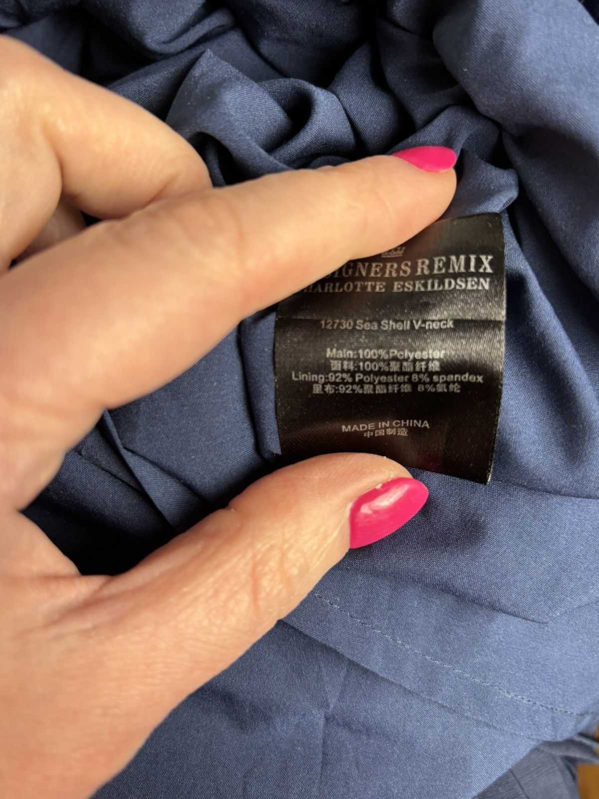 Designers Remix Navy blue pleated dress Designers Remix like new Size M / US 6-8 / IT 42-44 - 4 Thumbnail