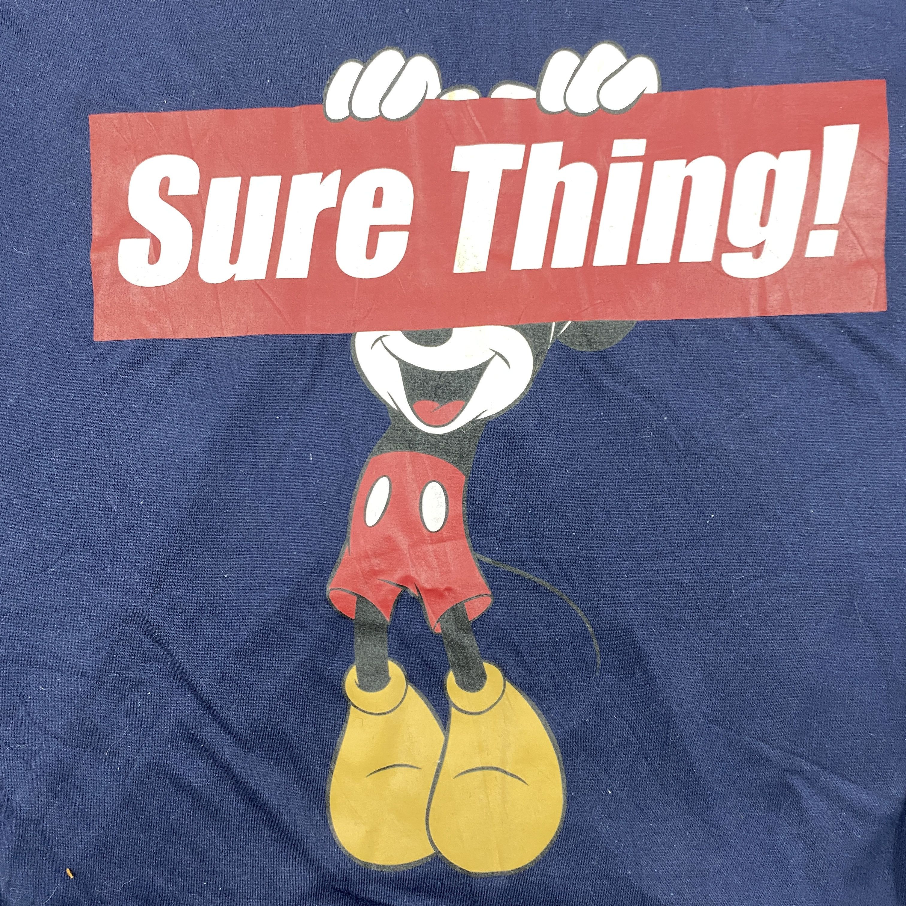 Disney Disney Mickey Mouse Big Logo Sure Thing XXlarge TShirt -B003 Size US XXL / EU 58 / 5 - 6 Thumbnail