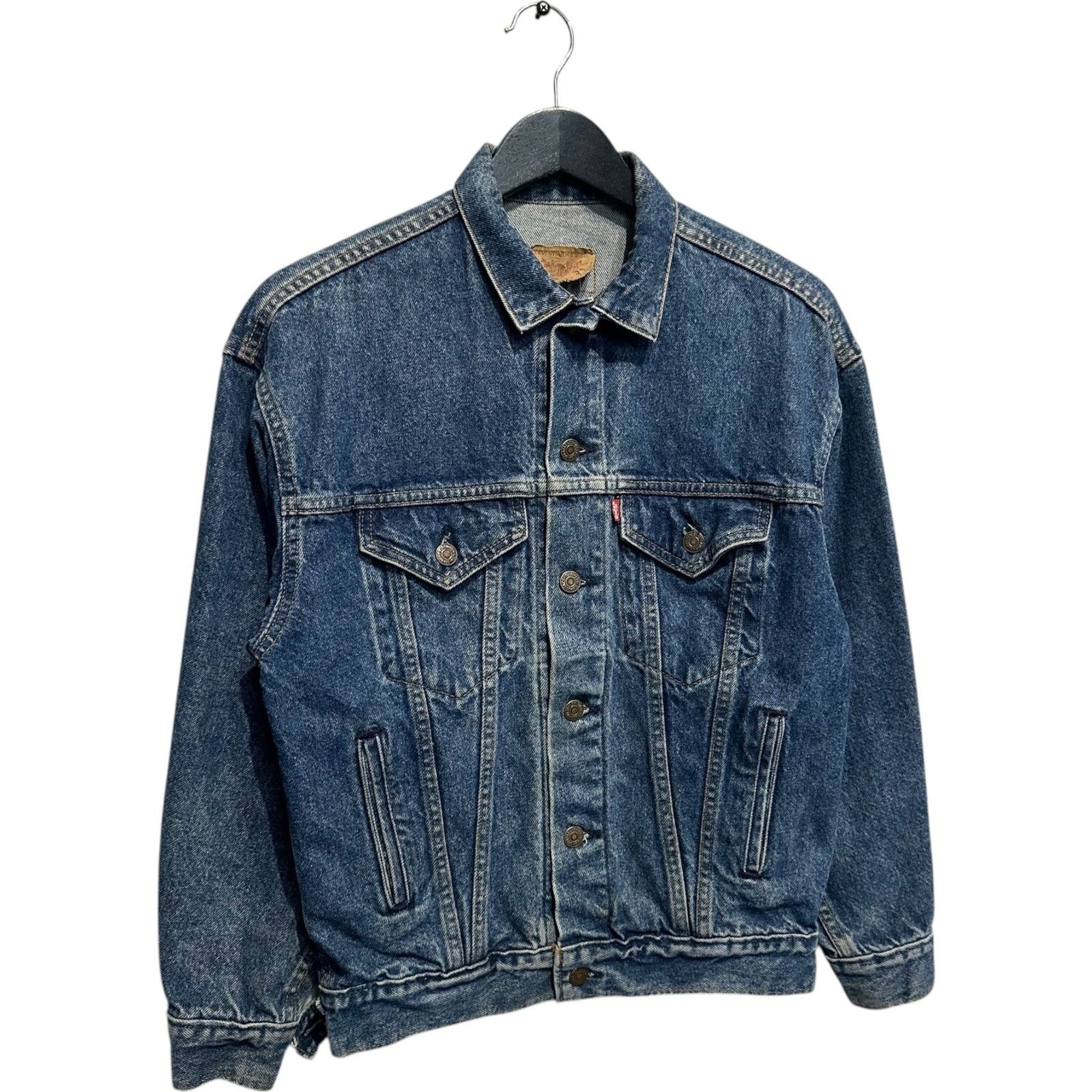 Levi's Vintage Levi's Strauss Dark Wash Denim Trucker Jacket M Size US M / EU 48-50 / 2 - 4 Thumbnail