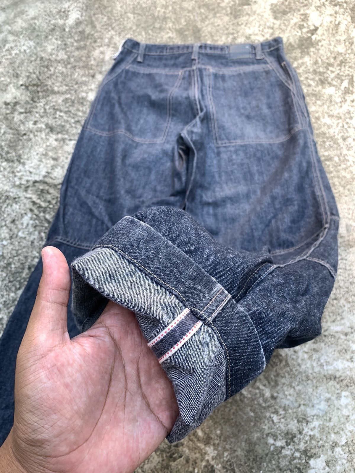 Marithe + Francois Girbaud MFG Marithe Franchois Girbaud Double Knee Selvedge Size US 29 - 6 Thumbnail