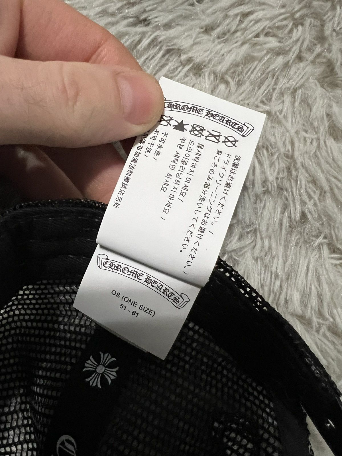 Chrome Hearts Chrome Hearts Cemetery Trucker Hat “Triple Black” Size ONE SIZE - 5 Thumbnail