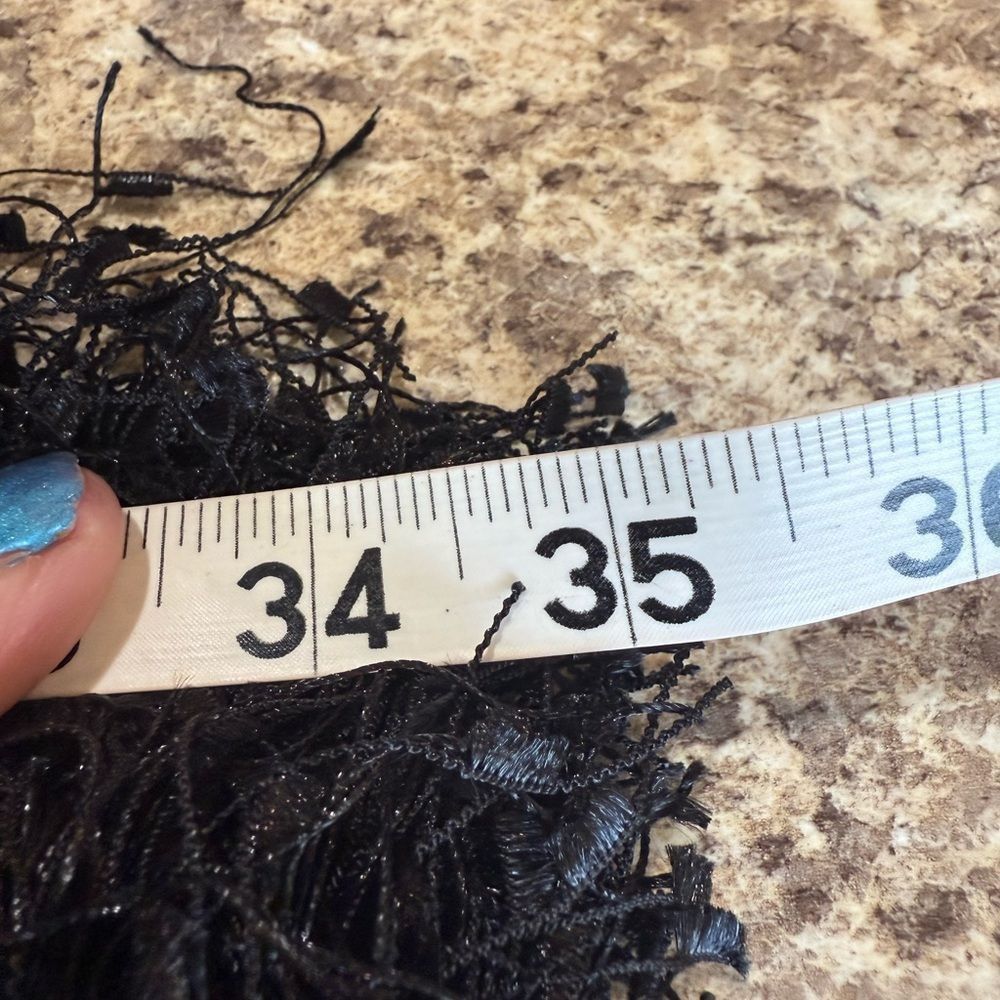 Chloe Black Fringe Dress chole oliver the Galleria address P 165 Size S / US 4 / IT 40 - 6 Thumbnail