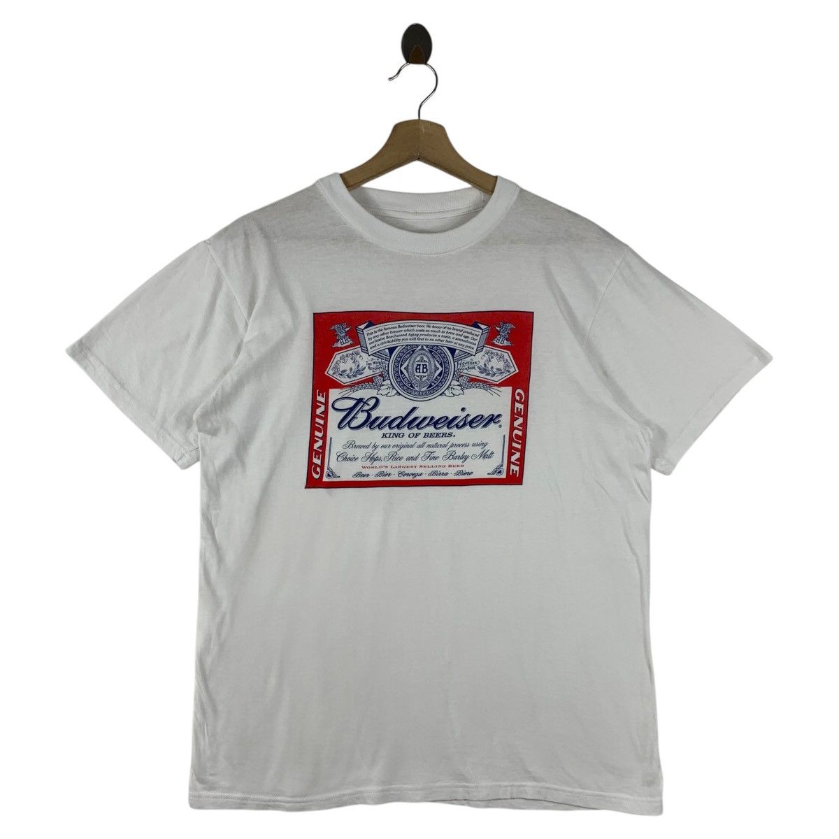 Budweiser × Vintage Vintage BUDWEISER big print tee Size US M / EU 48-50 / 2 - 1 Thumbnail