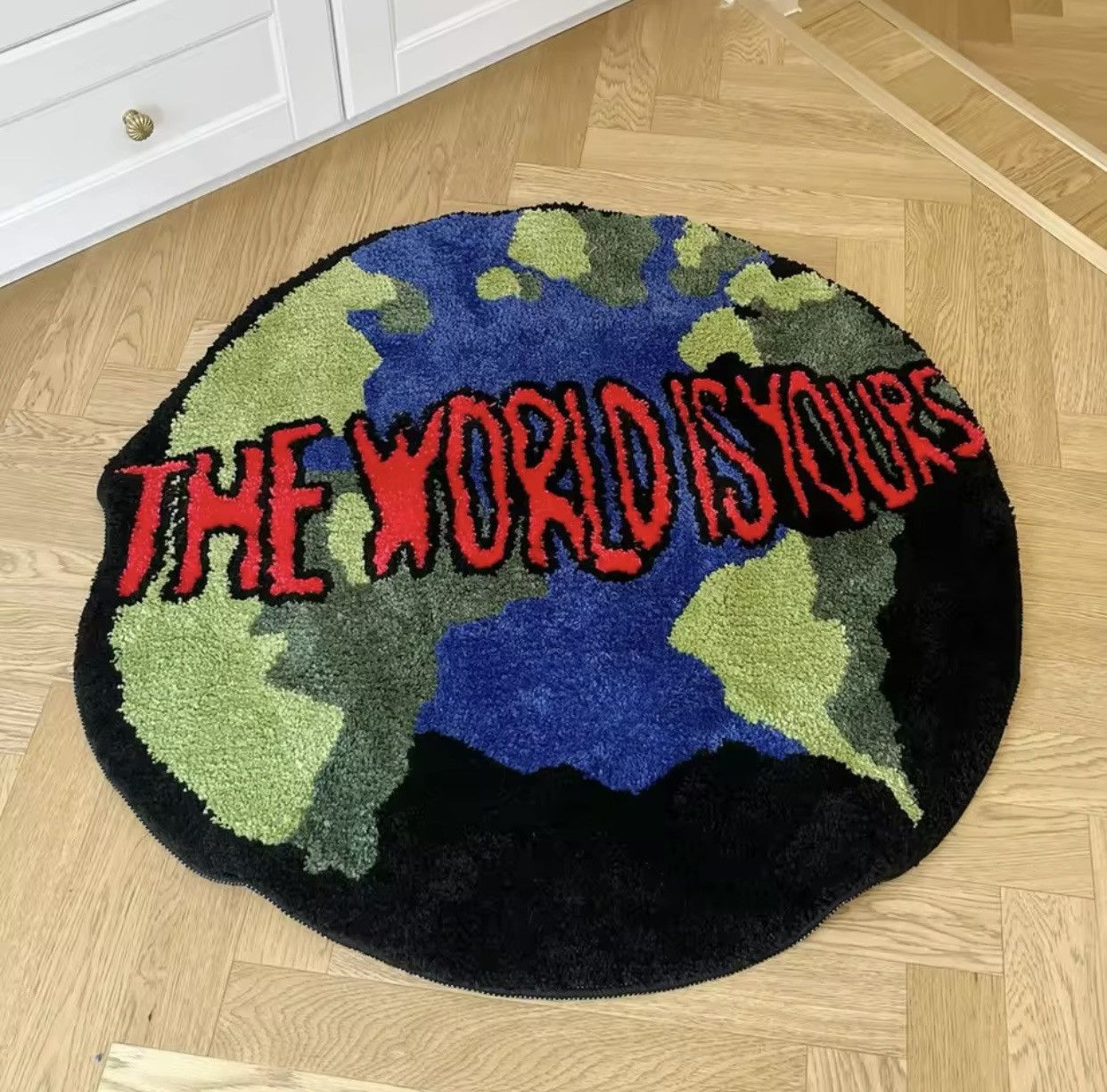 Japanese Brand × Vintage Anti-Slip Soft Cushion Pad Bedside Carpet Rug Size ONE SIZE - 3 Thumbnail
