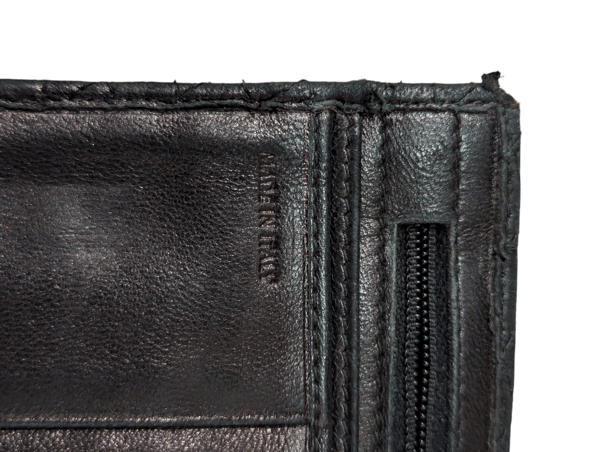 THRASHED BALLY QUILTED WALLET PURSE