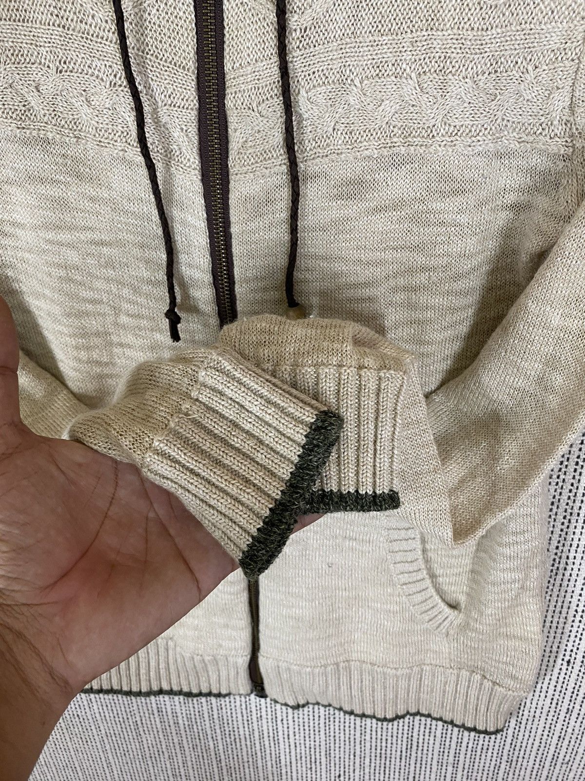 Japanese Brand × Takeo Kikuchi Japanase brand Takeo kikuchi knit hoodie Size US M / EU 48-50 / 2 - 6 Thumbnail