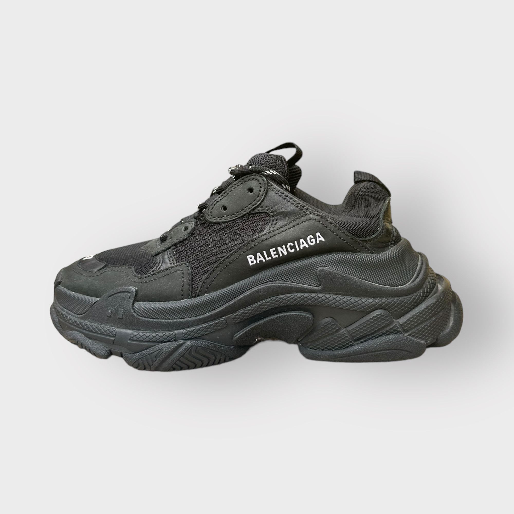 Balenciaga Balenciaga Triple S Shoes Black Sneakers Grailed