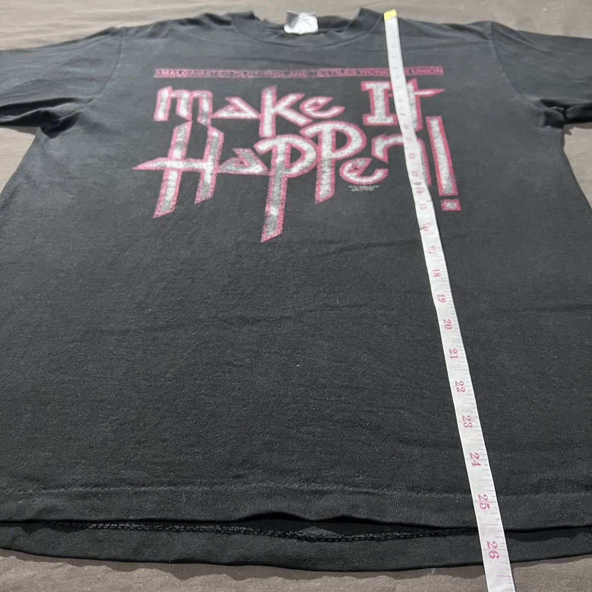 Vintage Vintage 90s ACTWU Make It Happen! Tee Faded Size US M / EU 48-50 / 2 - 7 Thumbnail