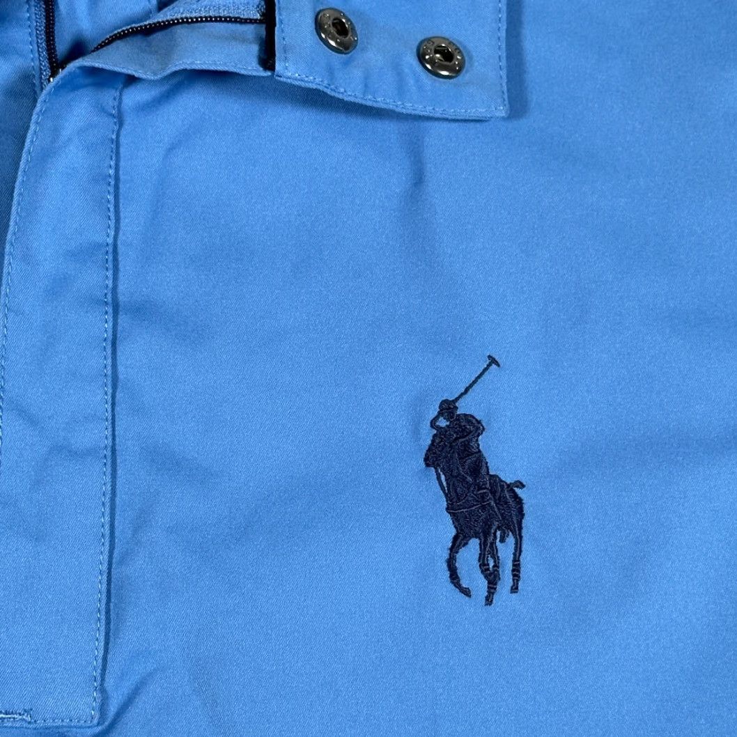Vintage VINTAGE Polo Golf Ralph Lauren Windbreaker Jacket Adult LARGE Blue 90s Big Pony Pullover Size US L / EU 52-54 / 3 - 2 Thumbnail