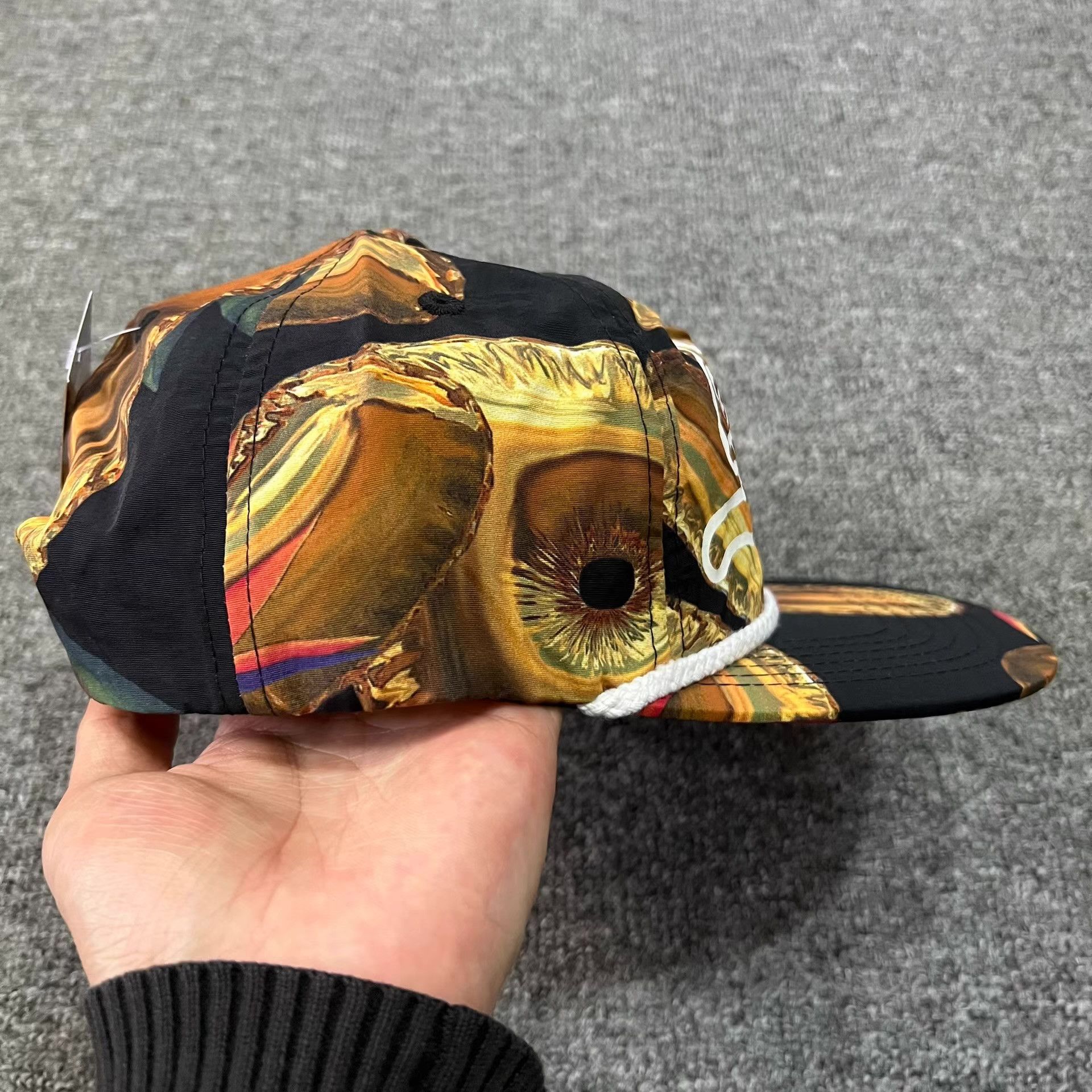 Billionaire Boys Club BBC ICECREAM Flying Dog Flat Brim Baseball Cap Q7 Size ONE SIZE - 8 Thumbnail