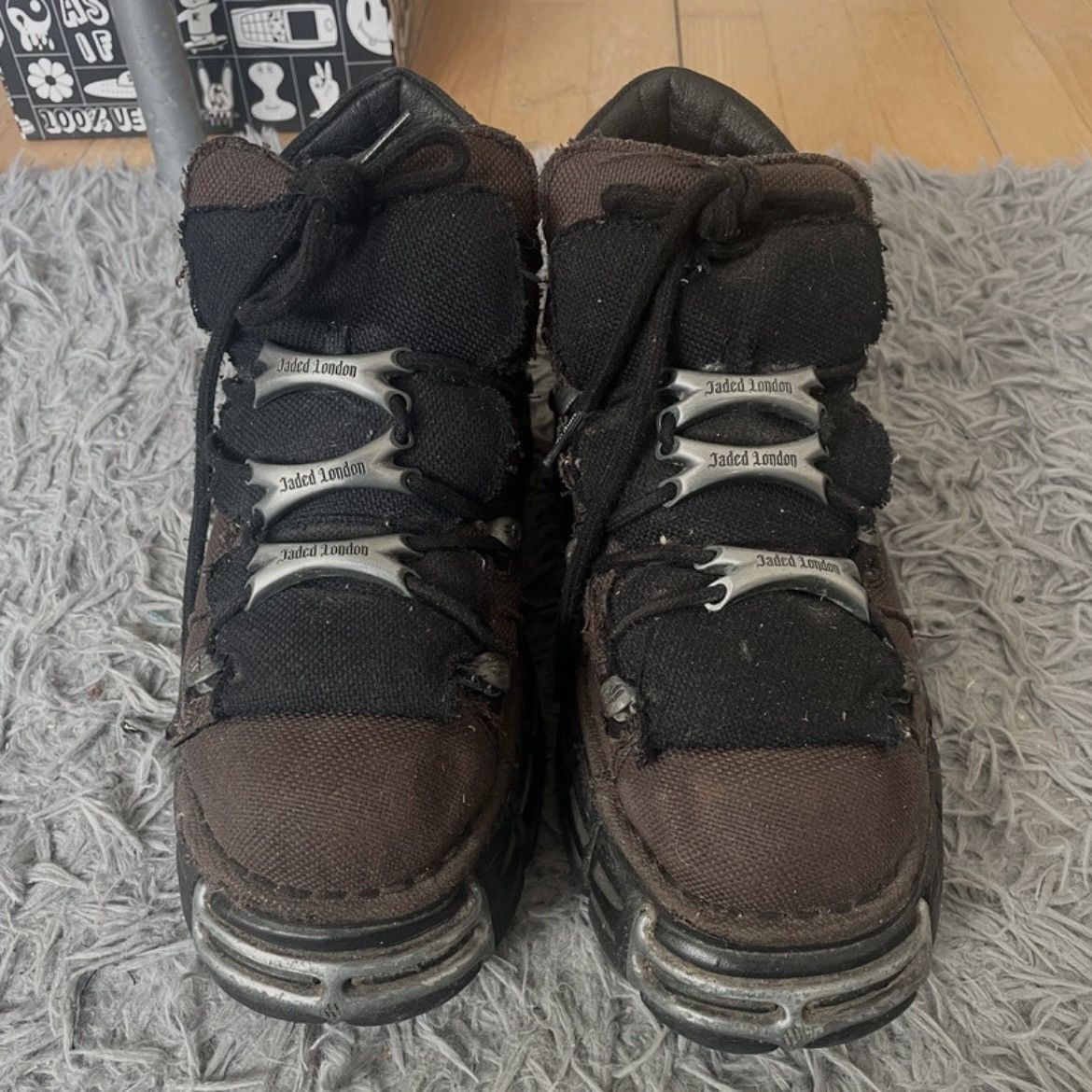 New Rock × Streetwear Vintage New Rock Sneakers Shoes Opium Y2K