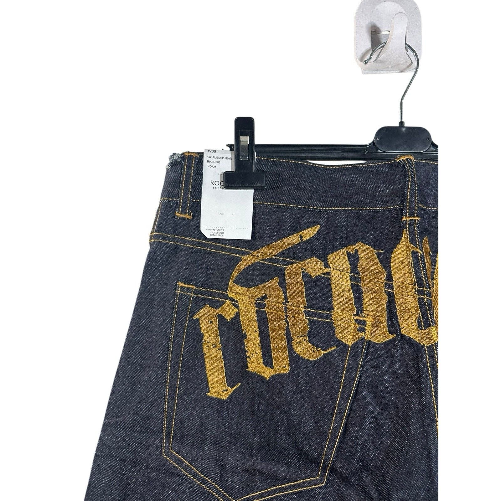 Rocawear Vintage Y2K Rocawear Jeans Mens Denim Baggy Hip Hop Indigo W Size US 36 / EU 52 - 4 Thumbnail