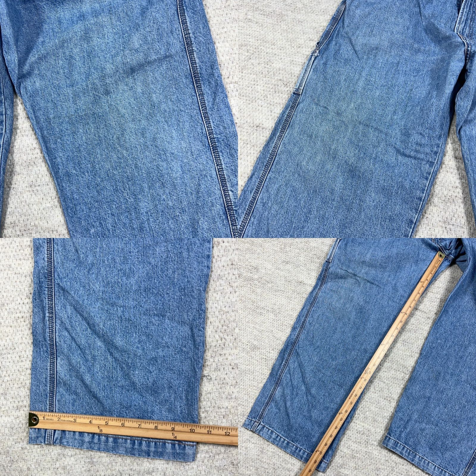 Levi's VINTAGE Levi's Jeans Men 38x30 Baggy Carpenter 5-Pocket Denim Blue Grunge Work Wear Size US 38 / EU 54 - 8 Thumbnail