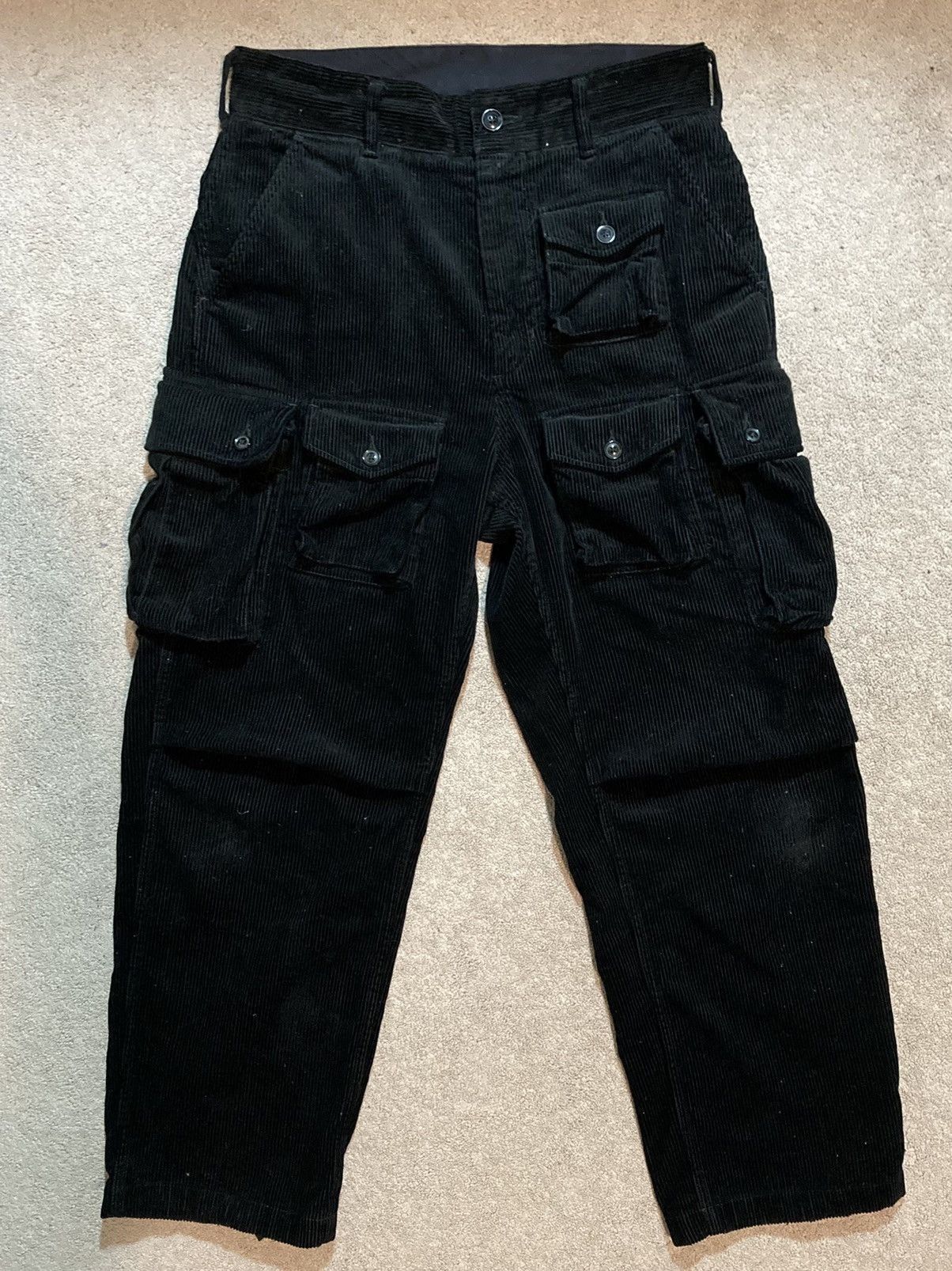 Engineered Garments FA Pant FW20 Black 8W Corduroy Size US 30 / EU 46 - 5 Thumbnail