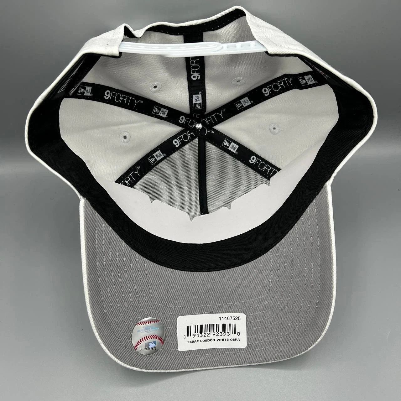 New Era Los Angeles LA Dodgers Hat Men White Snap Back Cap Cotton Size ONE SIZE - 2 Thumbnail