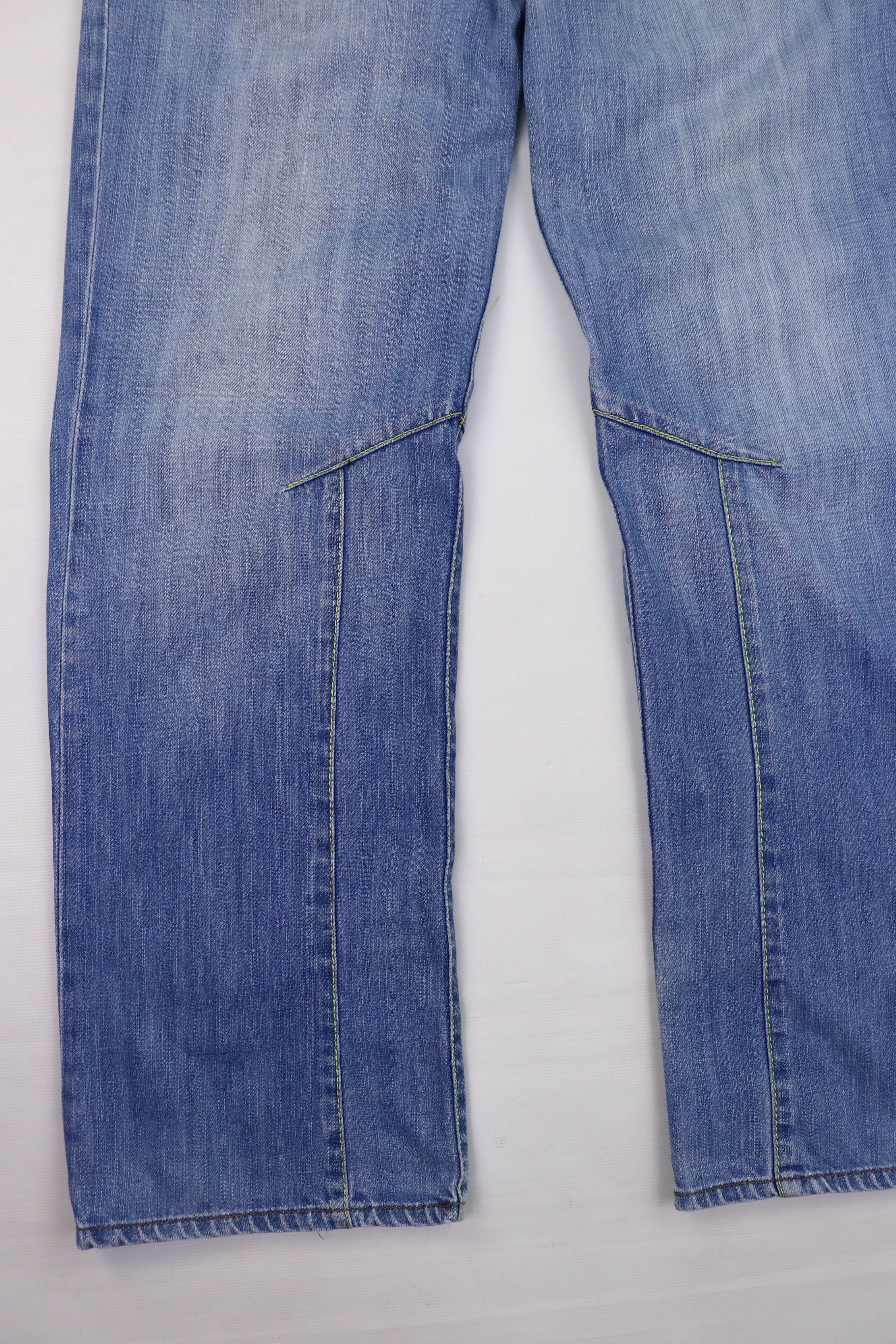 55DSL × Diesel × Vintage 55DSL Diesel Y2K Vintage Made in Hong Kong Denim Baggy Jeans Size US 32 / EU 48 - 4 Thumbnail