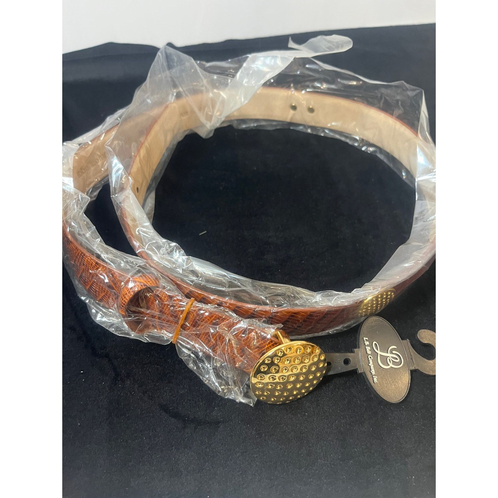 Other Women's Genuine Brown Italian Leather Belt Large NWT Size ONE SIZE - 4 Thumbnail