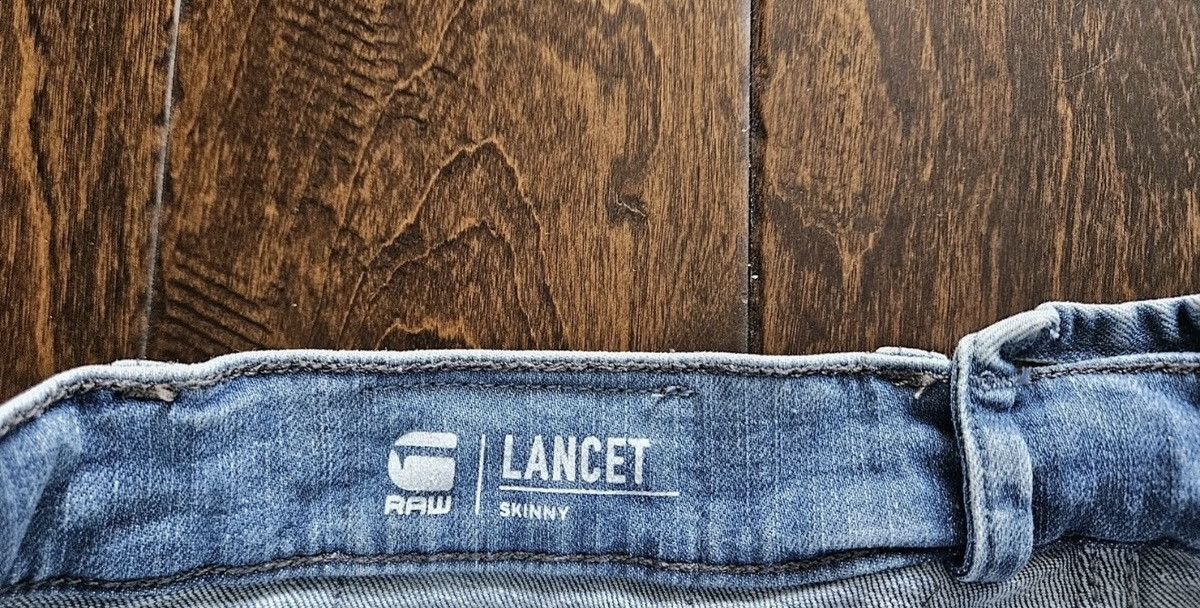 G-Star Mens G Star Raw Jeans 32 X 32 Lancet Skinny Denim Pre-owned Size US 32 / EU 48 - 5 Thumbnail