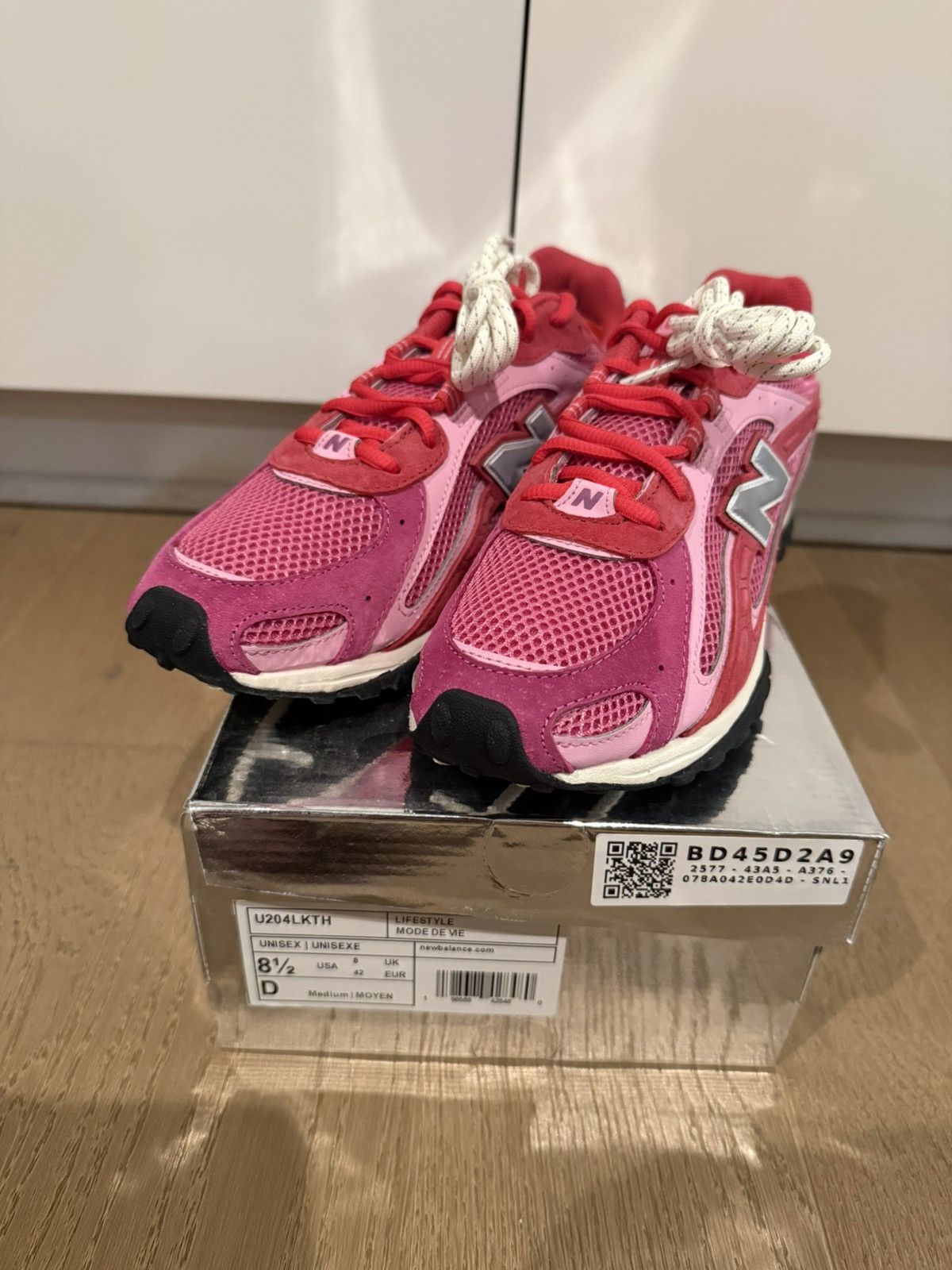 Kith × New Balance New Balance x Kith 204L Pink Silver U204LKTH 8.5 Men’s Size US 8.5 / EU 41-42 - 1 Thumbnail