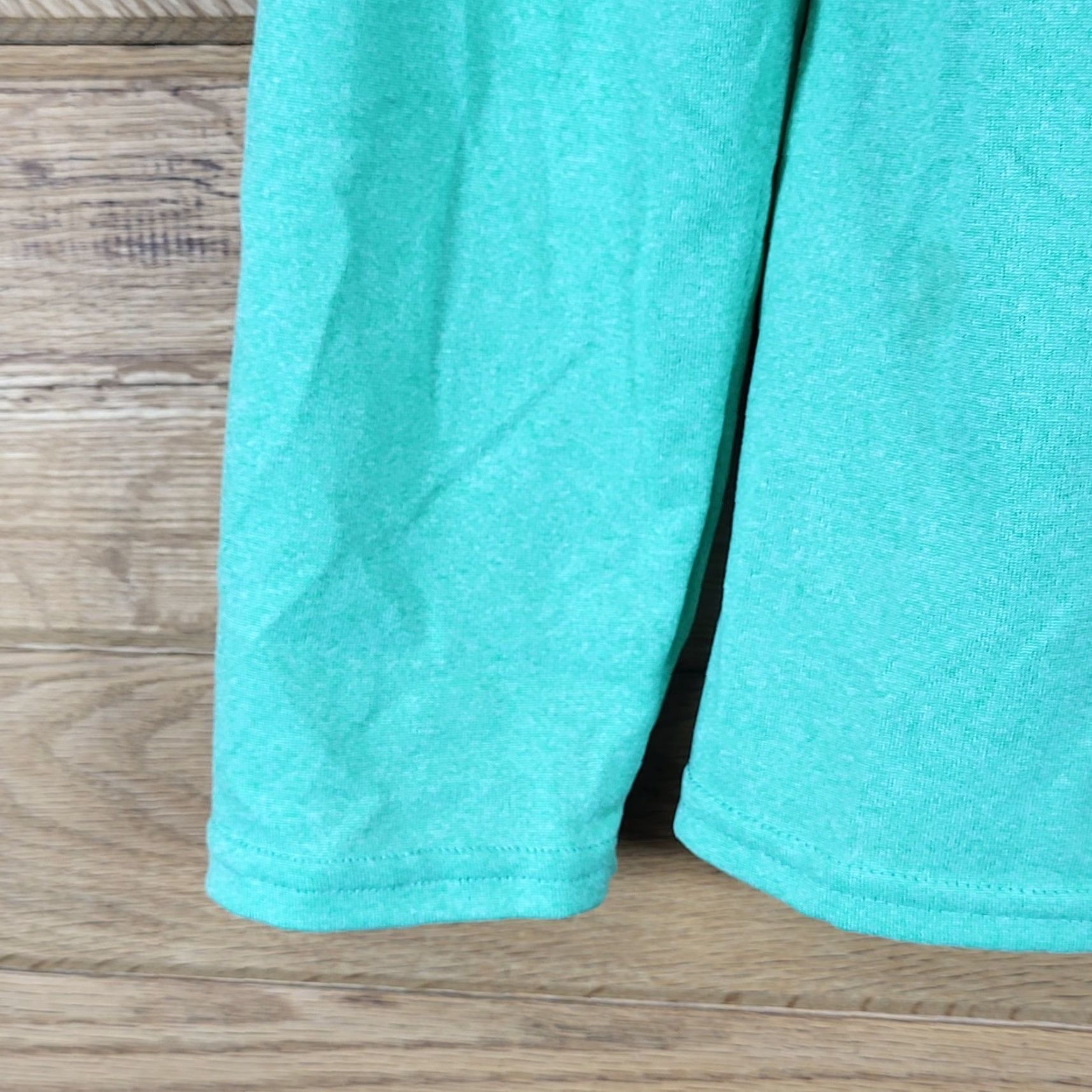 Under Armour Under Armour Hoodie Shirt Mens M Allseasongear Teal Green Semi-Fitted Hooded Lightweight Breathable Gym Running Training Size US M / EU 48-50 / 2 - 7 Thumbnail