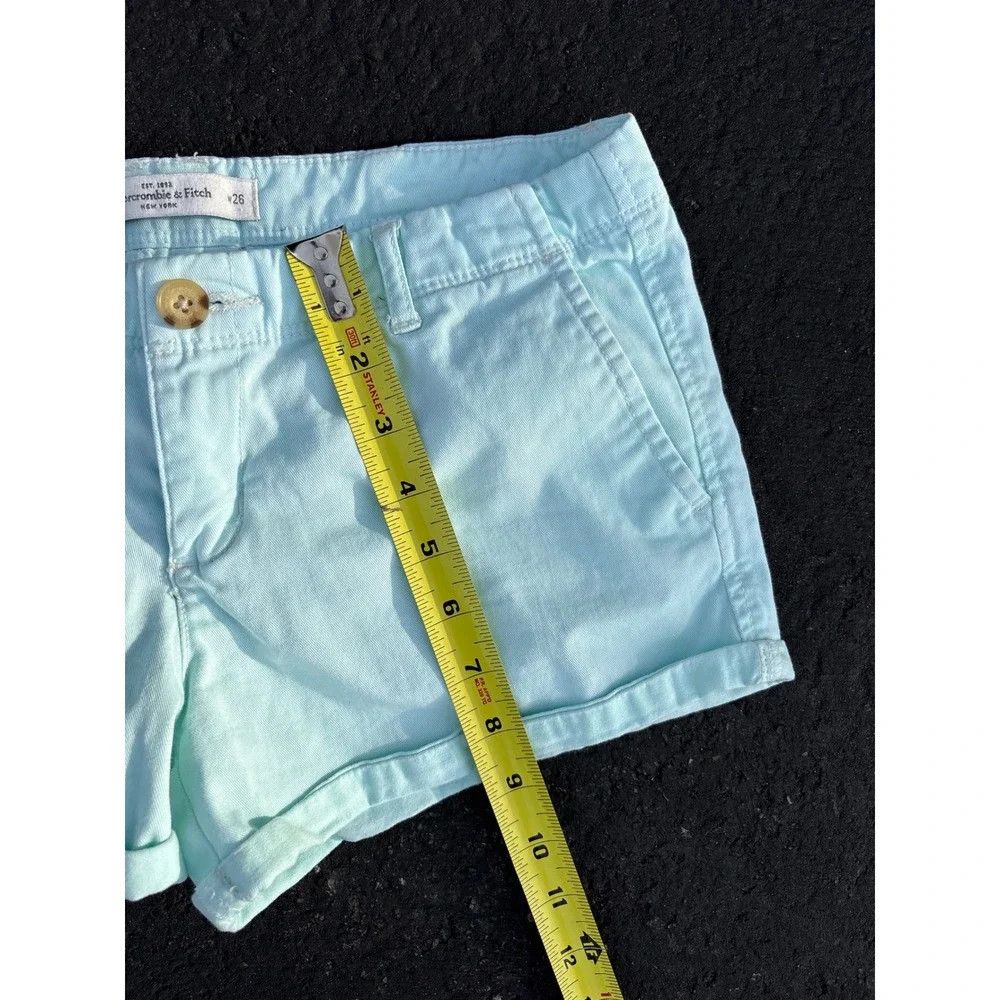 Abercrombie & Fitch Abercrombie & Fitch Chino Shorts Size 2 Low Rise Cuffed Size 26" / US 2 / IT 38 - 3 Thumbnail
