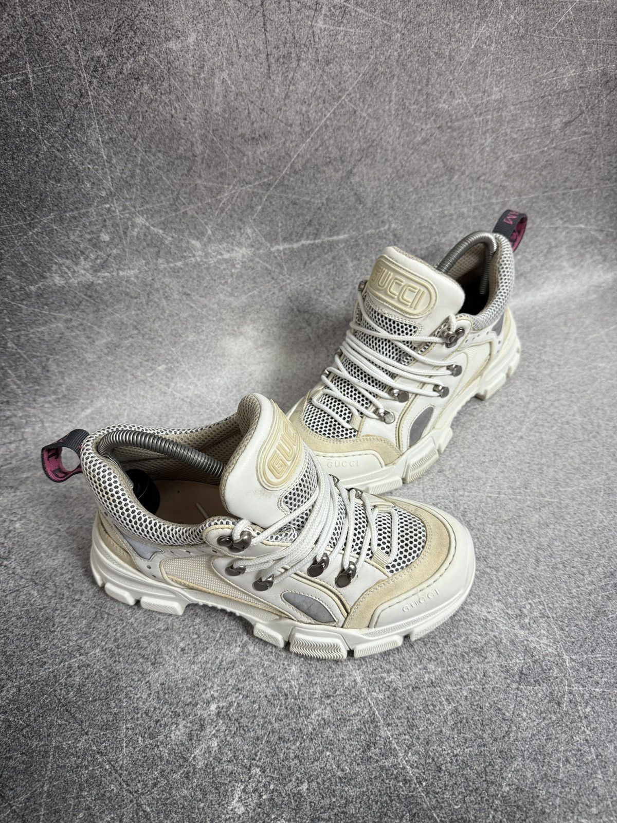 Gucci Gucci Flashtrek Women’s Sneakers ‘White’ Size 38 Size US 7 / IT 37 - 2 Thumbnail