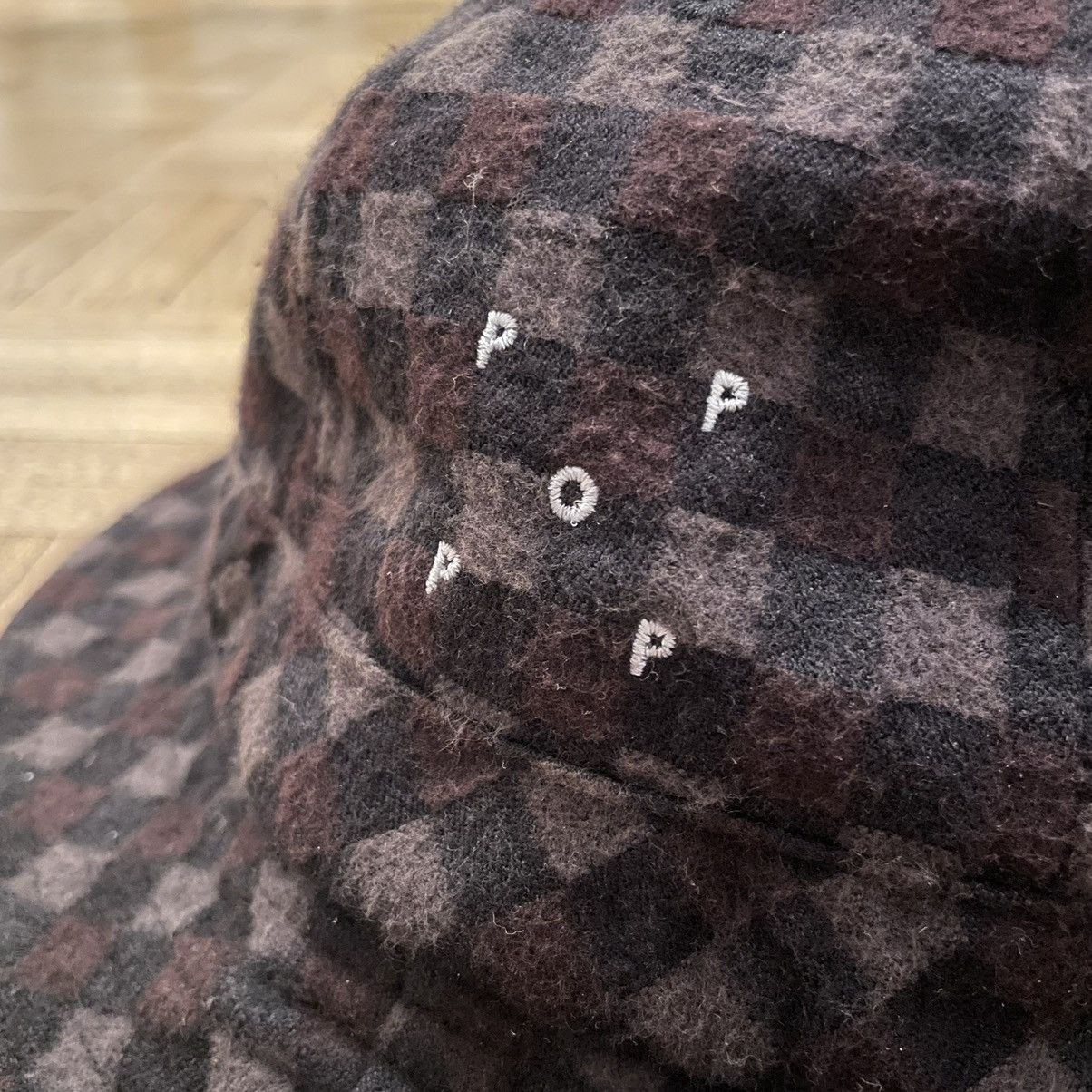Pop Trading Company Pop Trading Wool Gingham Bucket Hat M/L Size ONE SIZE - 2 Thumbnail