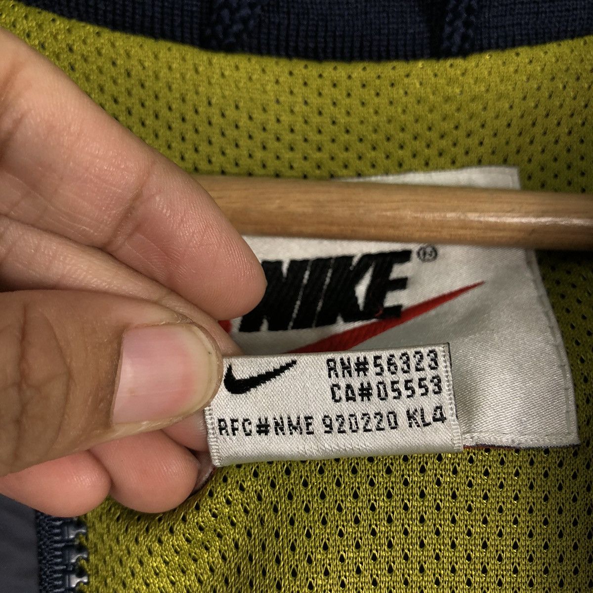 Nike 🔥Vintage Nike Big Swoosh Light Jacket Anorak Pull Over Size US XL / EU 56 / 4 - 21 Thumbnail