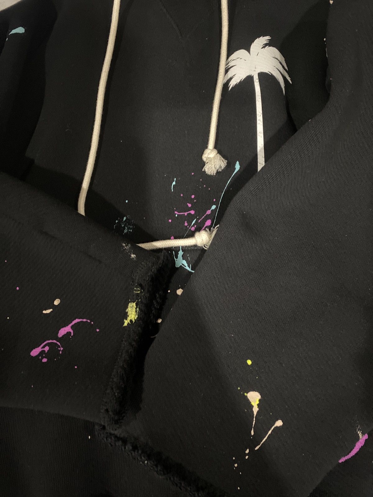 Palm Angels Palm Angels - PxP Painted Raw Cut Hoodie Size US S / EU 44-46 / 1 - 5 Thumbnail