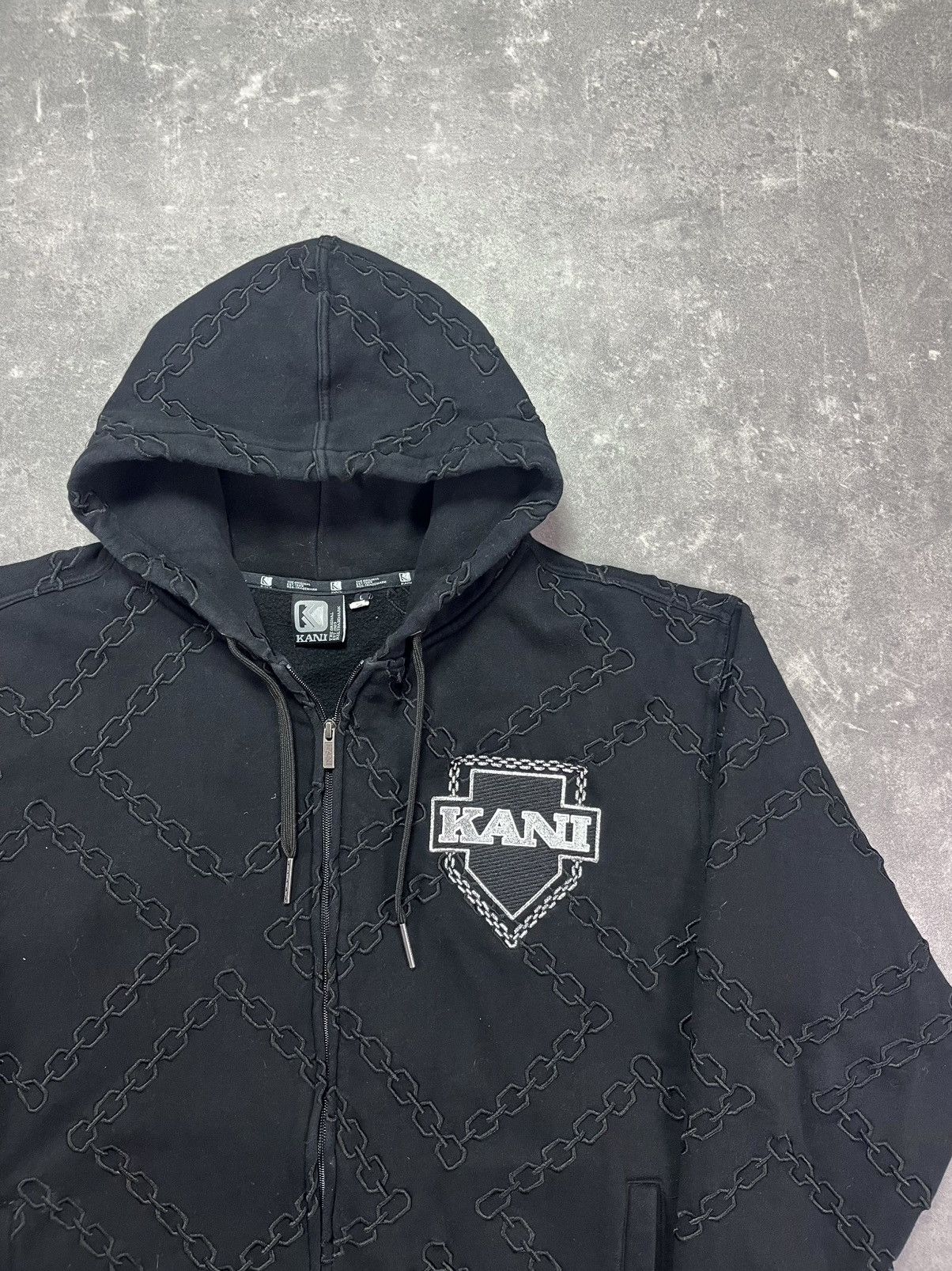 Karl Kani Karl Kani Chains Logo AOP Embroidered Baggy Zip Hoodie L XL Size US L / EU 52-54 / 3 - 4 Thumbnail