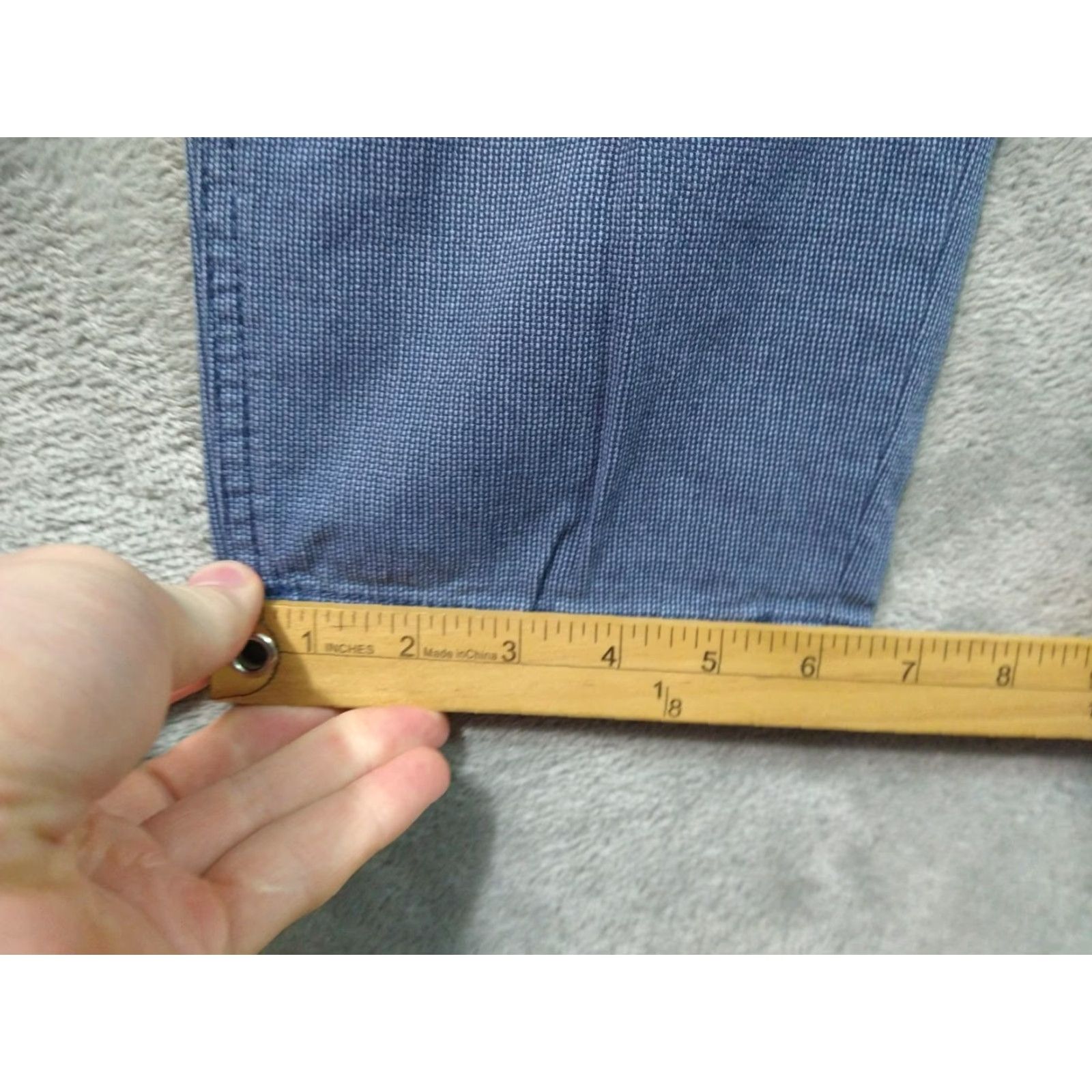 Banana Republic Banana Republic Pants Mens 31x24 Blue Relaxed Tapered Fit Pleated Front Chino Casual Workwear Mens Regular Waist 31 Inseam 24"} Size US 31 - 6 Thumbnail