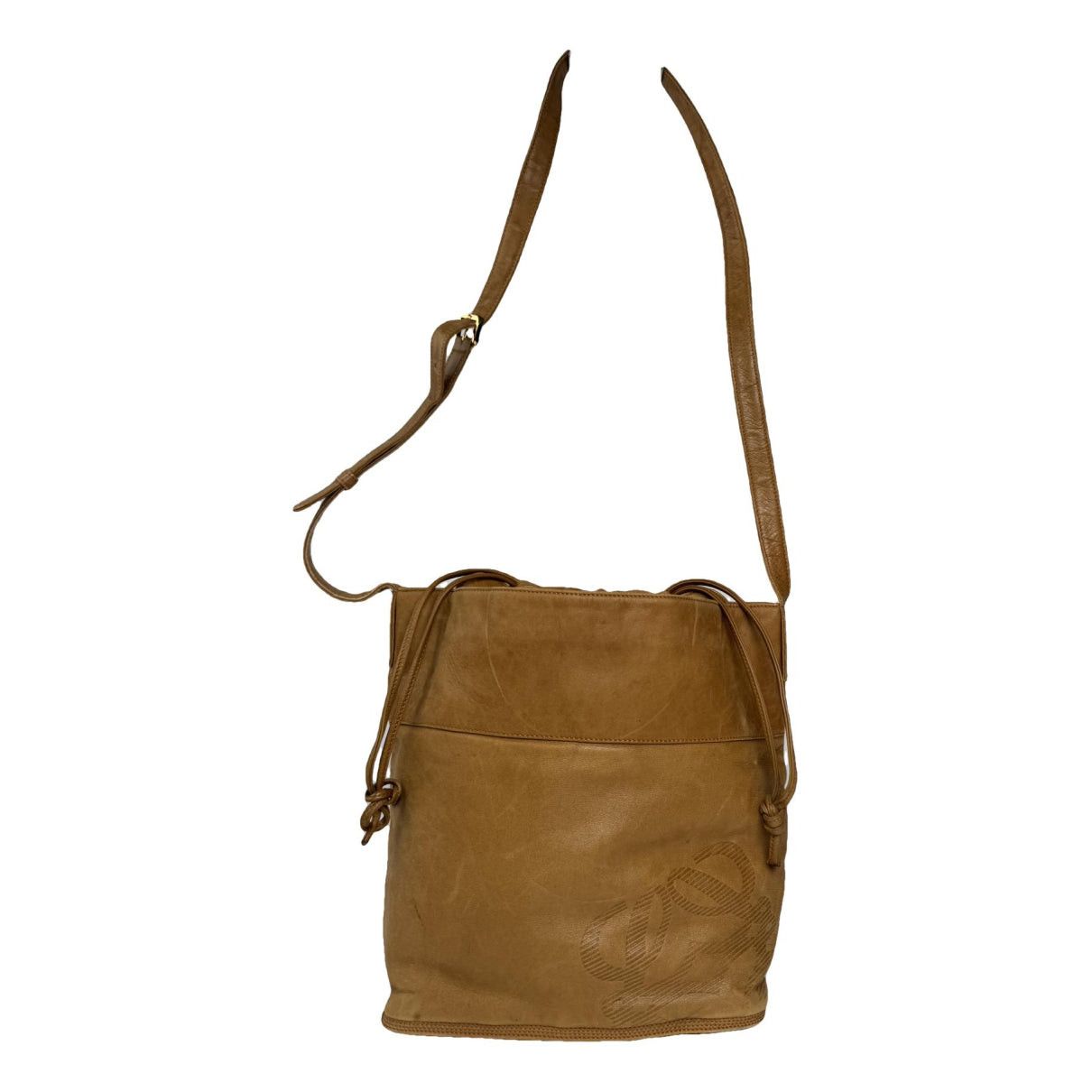 Flamenco Brown Leather Handbag