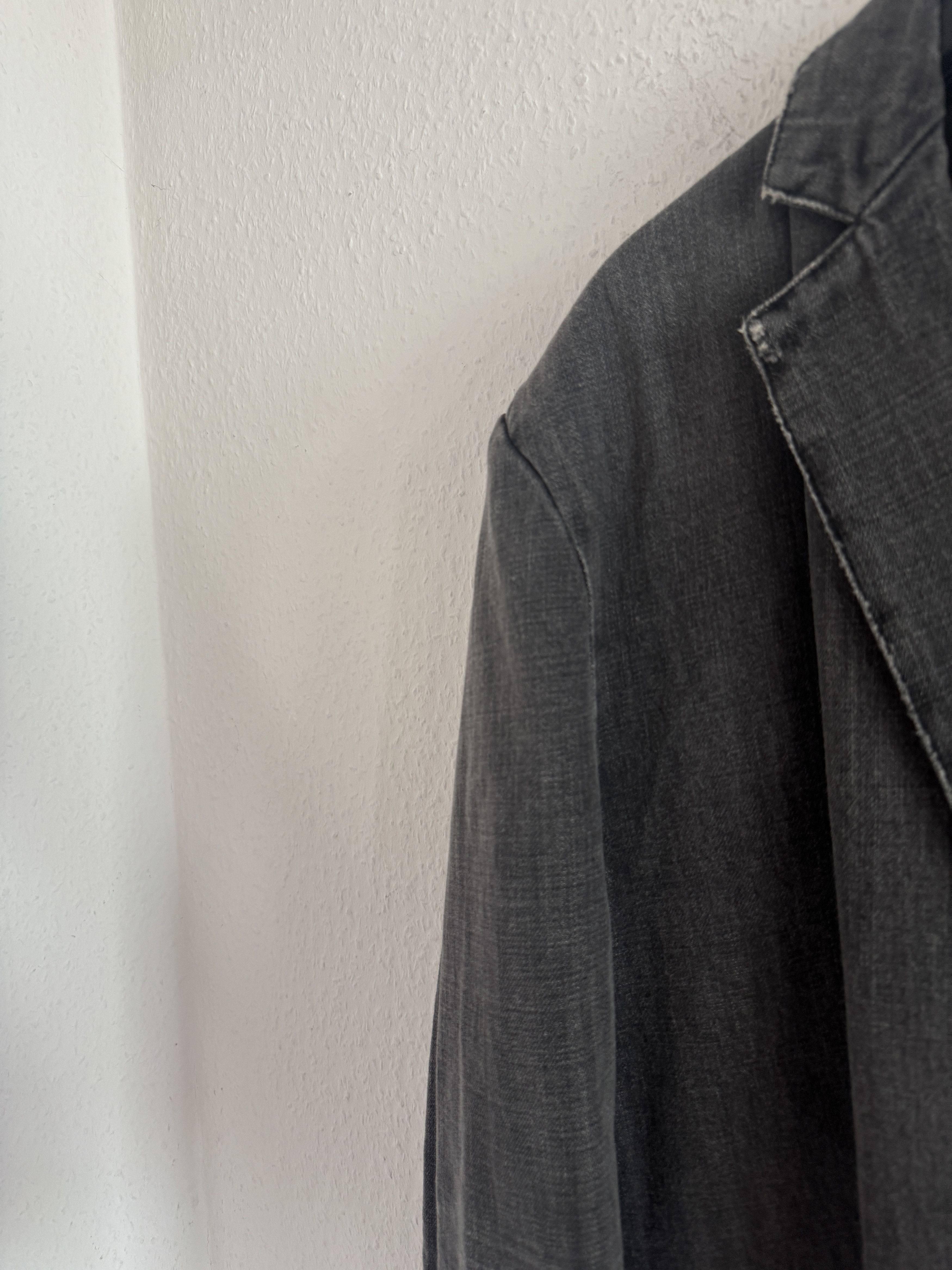 Balenciaga Washed Denim Blazer Size US L / EU 52-54 / 3 - 3 Thumbnail