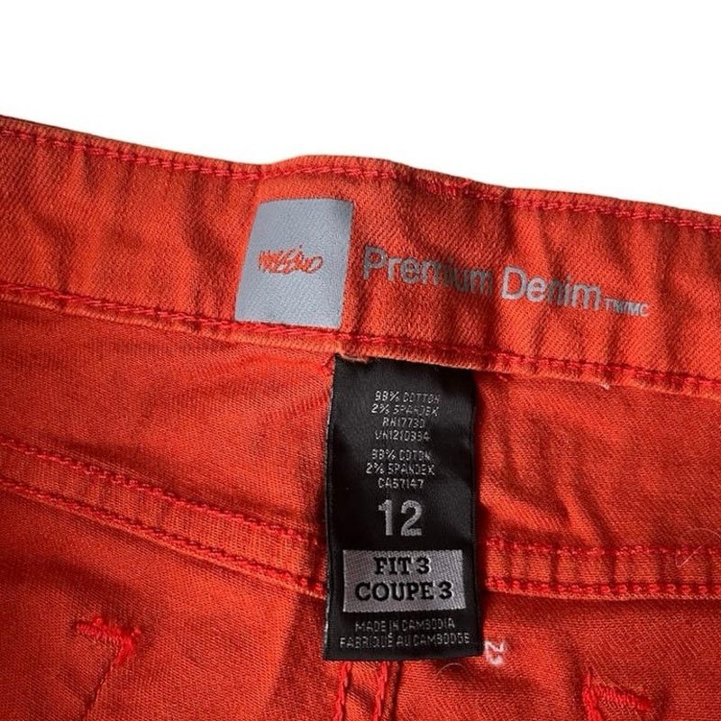 Mossimo Mossimo orange rust denim cutoff shorts 90s vibe Size 34" / US 12 / IT 48 - 5 Thumbnail
