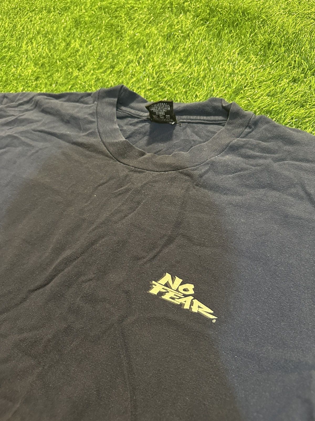 No Fear × Vintage Vintage No Fear 1996 Tee Shirt Size Large Size US L / EU 52-54 / 3 - 3 Thumbnail