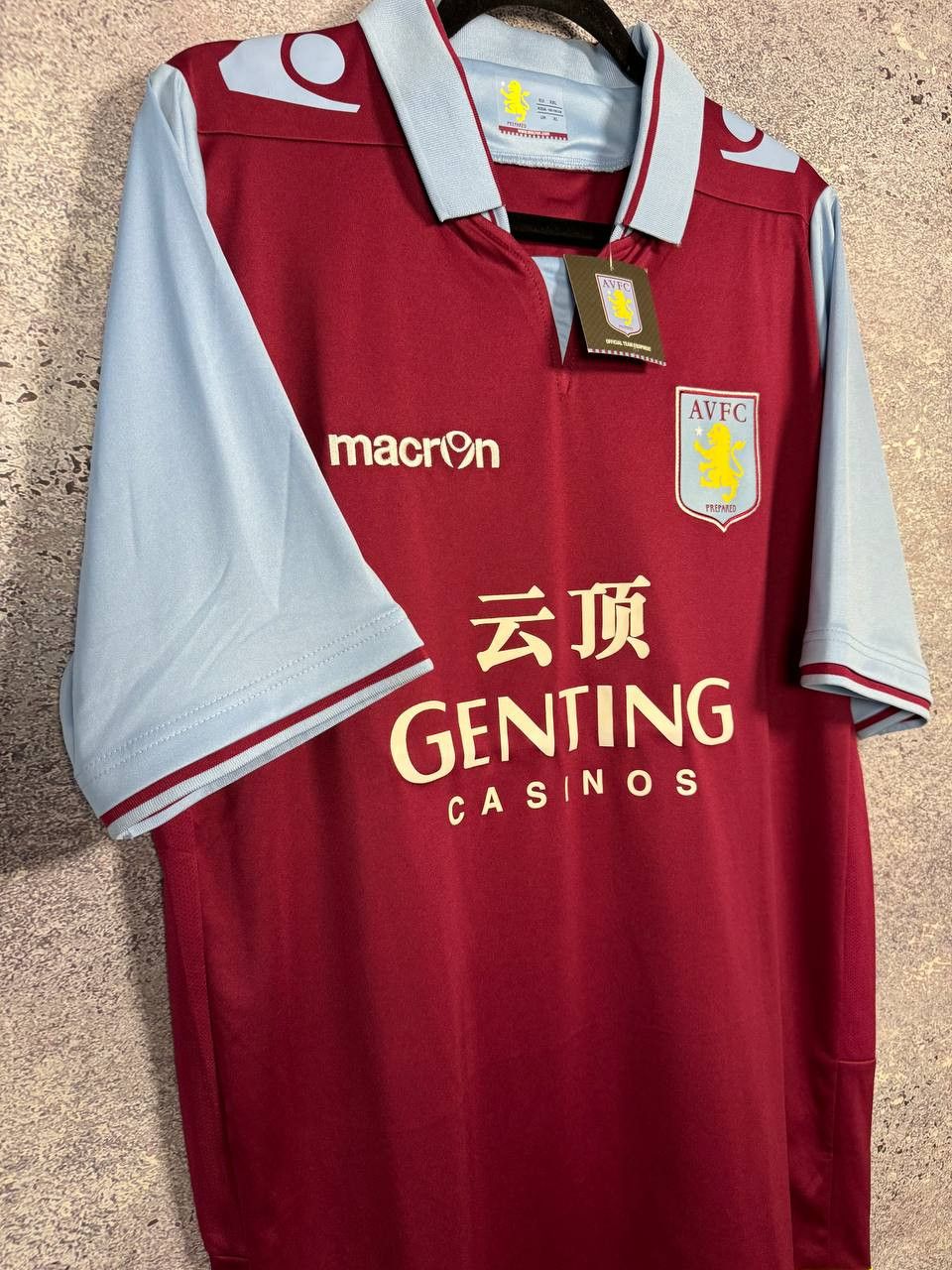 Macron × Vintage NWT Aston Villa 2012/13 Macron Soccer Jersey Size US XL / EU 56 / 4 - 6 Thumbnail