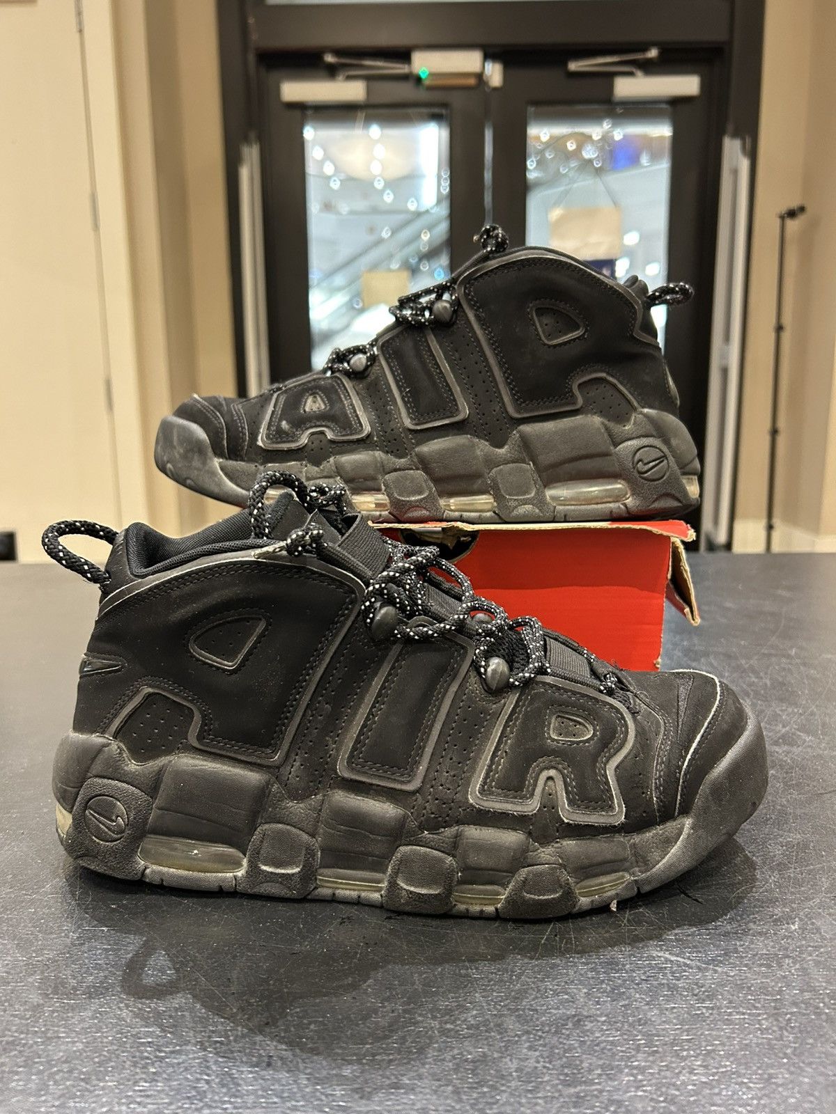 Nike Nike Air More Uptempo ‘Black Reflective’ Size US 9.5 / EU 42-43 - 1 Thumbnail