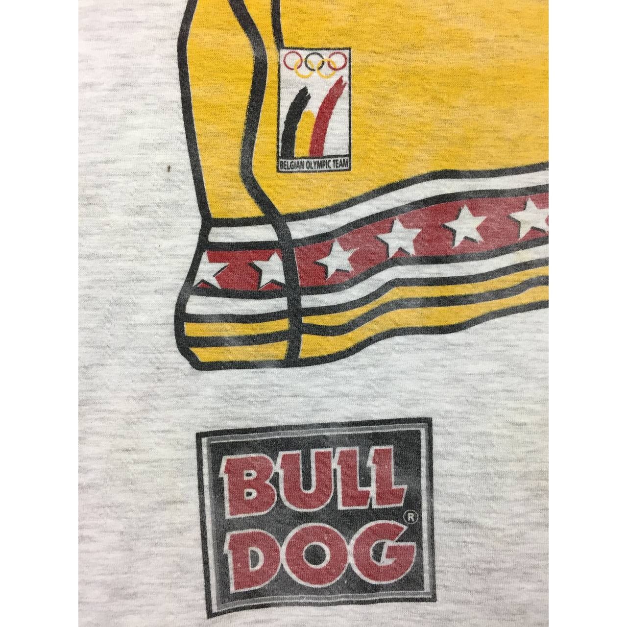 Vintage Vtg Bull Dog Belgian Olympic Team Mascot Graphic Tee Size US L / EU 52-54 / 3 - 6 Thumbnail