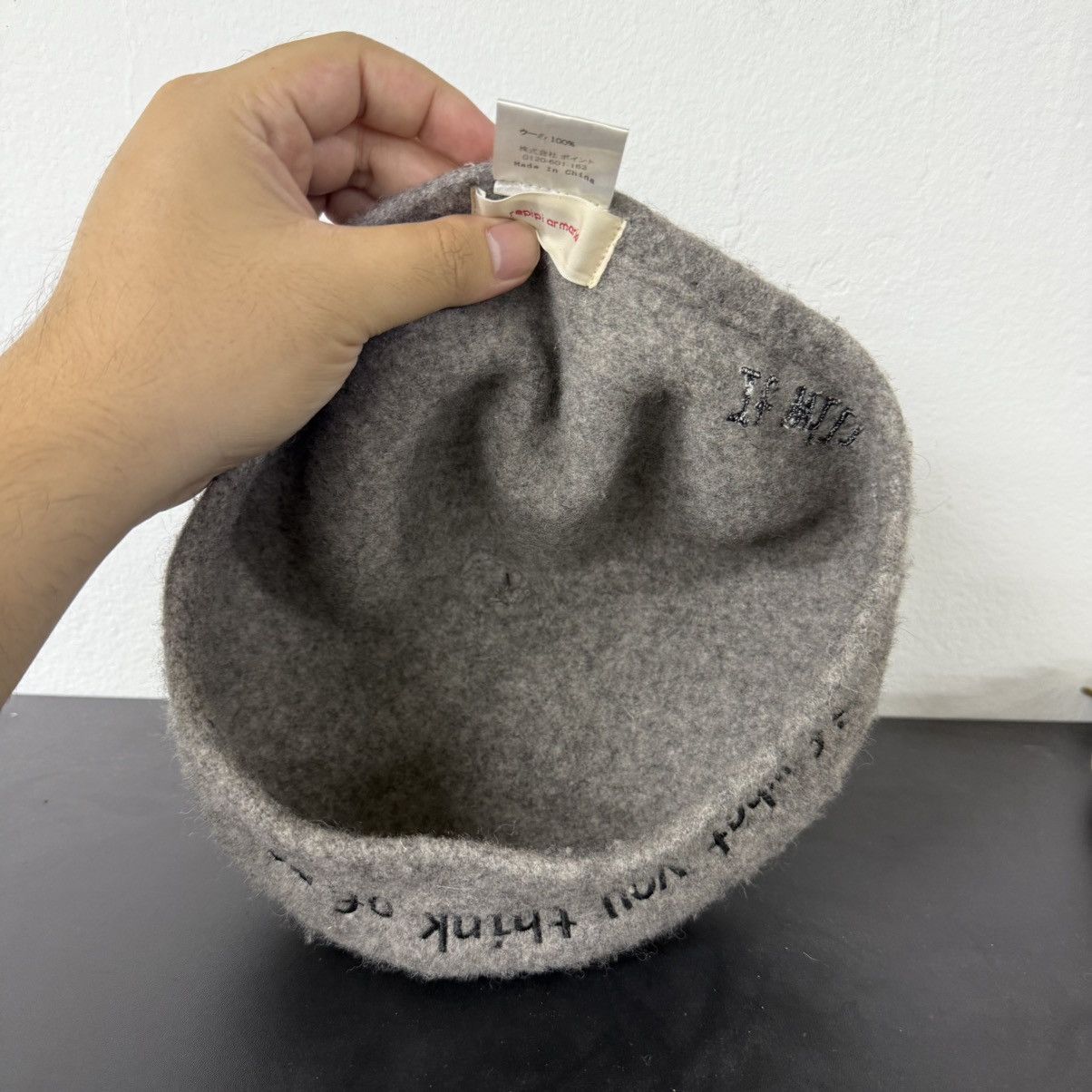 Japanese Brand Repipi Armario Wording Painter Hat Size ONE SIZE - 5 Thumbnail