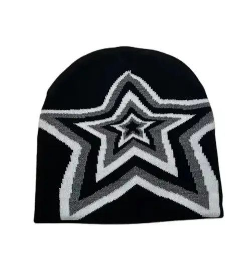 Japanese Brand Star Unisex Bennie Hat Size ONE SIZE - 3 Thumbnail