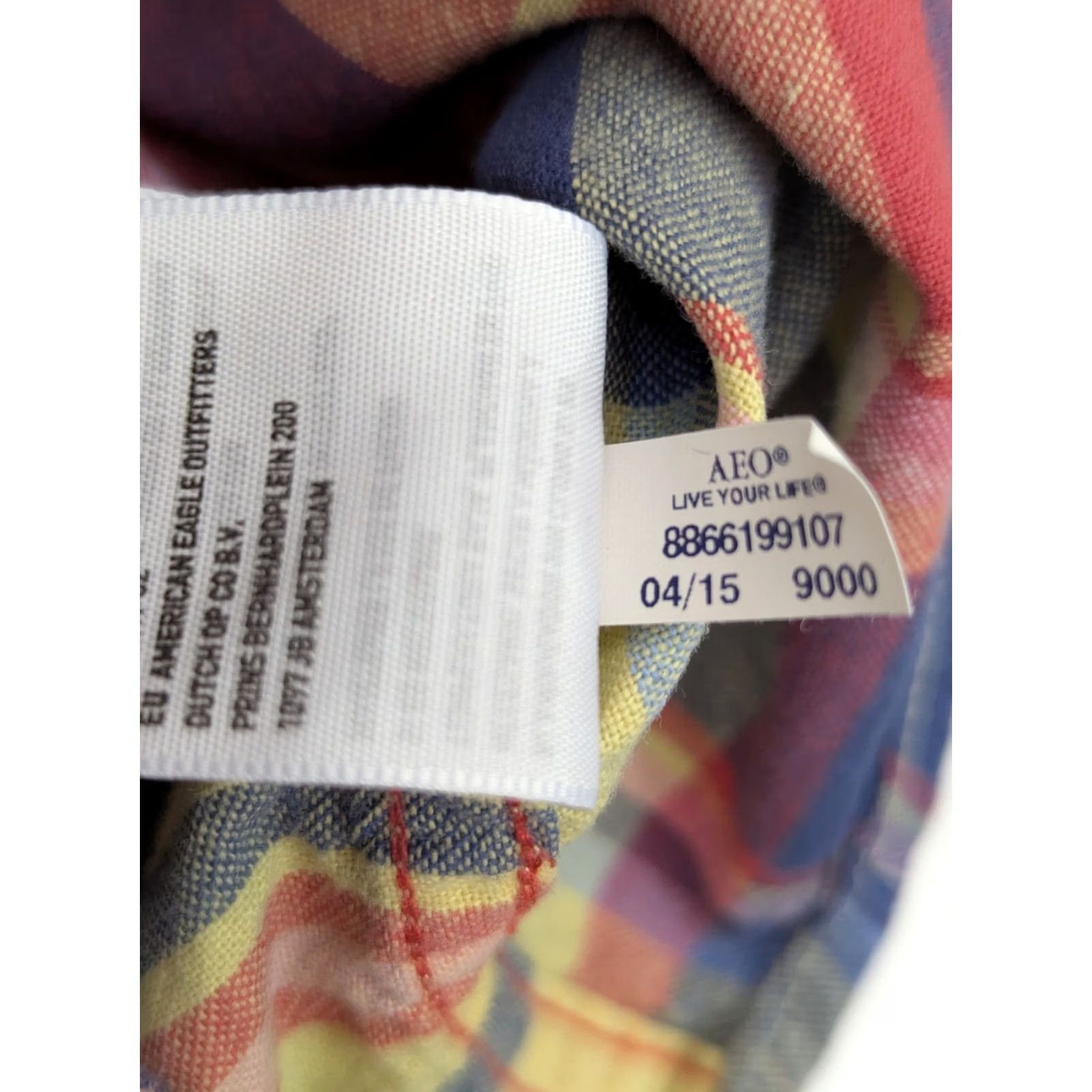 American Eagle Outfitters American Eagle Outfitters Shirt Men L Multicolor Plaid Flannel Long Sleeve Button-Up, Classic Fit, Casual Size US L / EU 52-54 / 3 - 5 Thumbnail