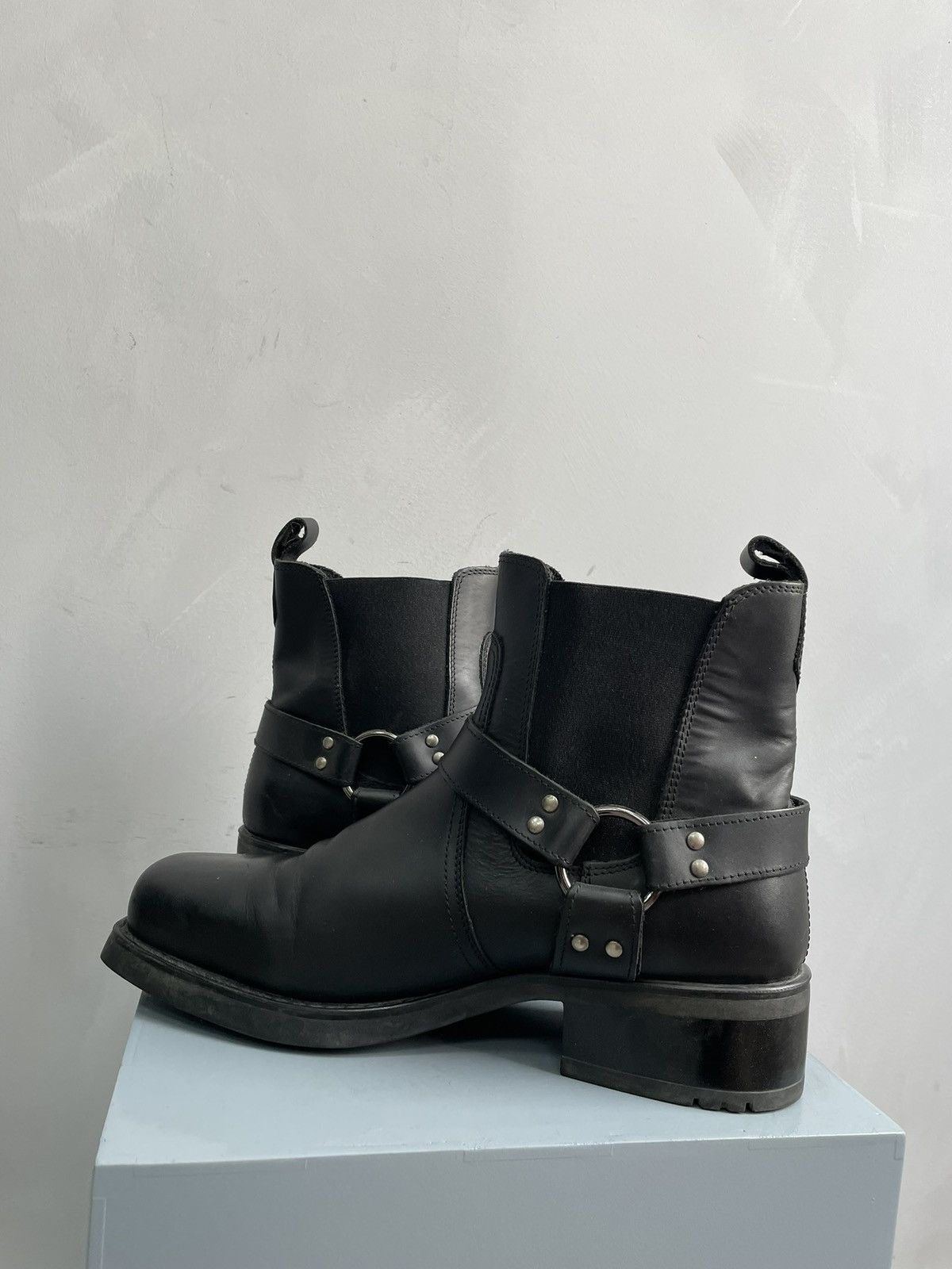 Western Rise Western guidi style 90s avant garde moto boots y2k Size US 13 / EU 46 - 5 Thumbnail