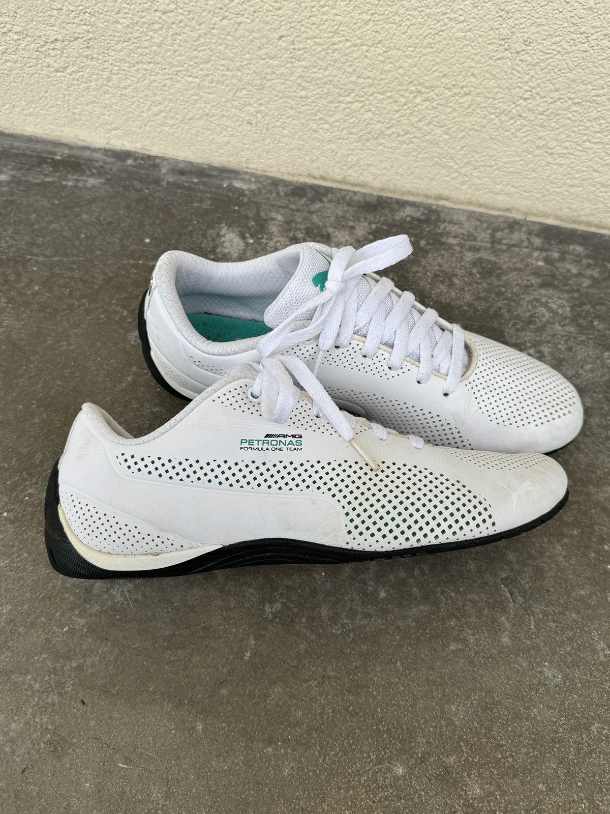 Puma Puma vintage Mercedes AMG Speedcat y2k Rare Moto Sneakers Size US 9.5 / EU 42-43 - 6 Thumbnail
